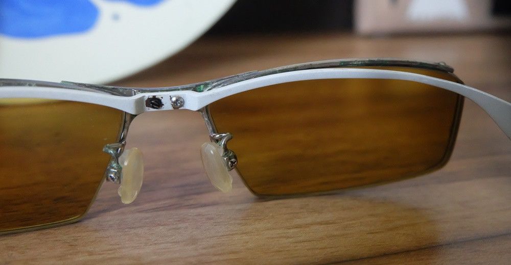 Japanese Brand I-Athlete 1A 404 Titanium Glasses Size ONE SIZE - 7 Thumbnail