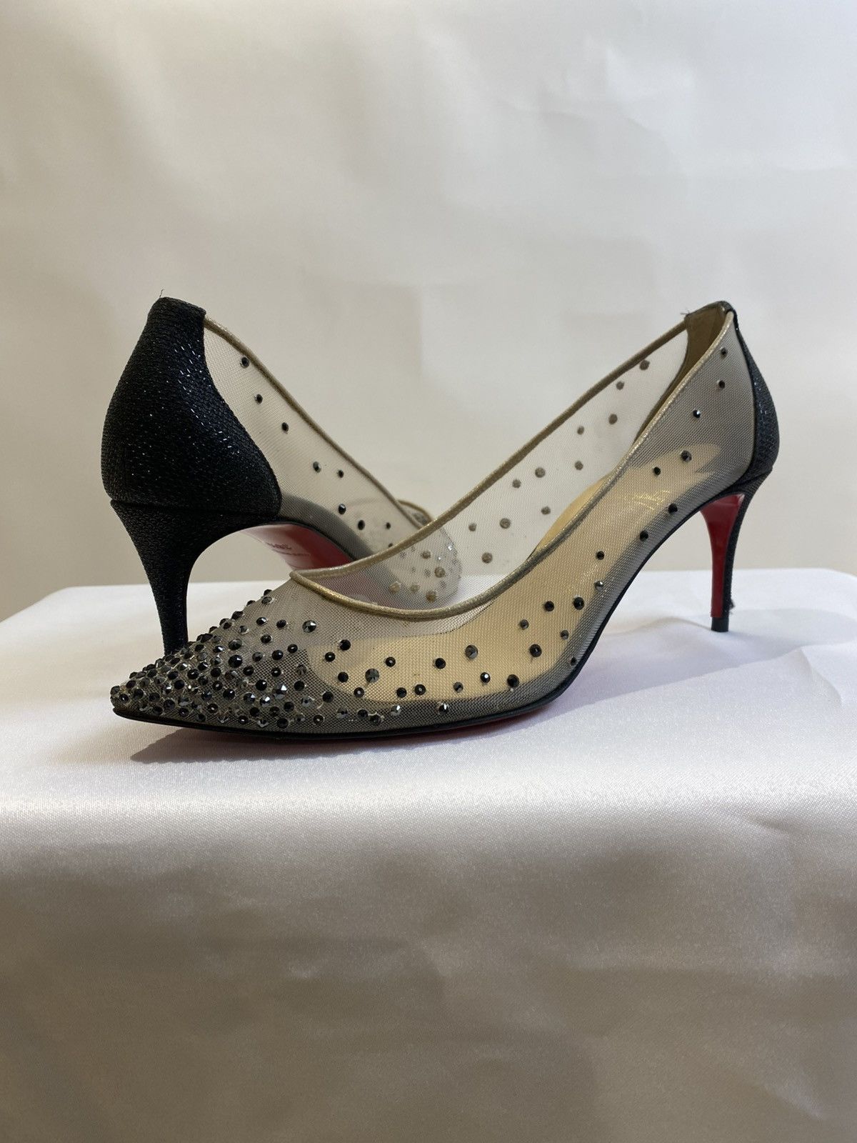 Christian Louboutin Christian Louboutin Crystals Embellished High Heel Size36.5 Size US 6.5 / IT 36.5 - 1 Thumbnail
