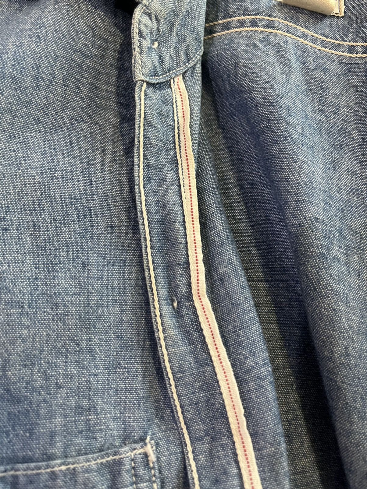 Denime Denime Selvedge Chambray Denim Work Shirt Size US S / EU 44-46 / 1 - 6 Thumbnail