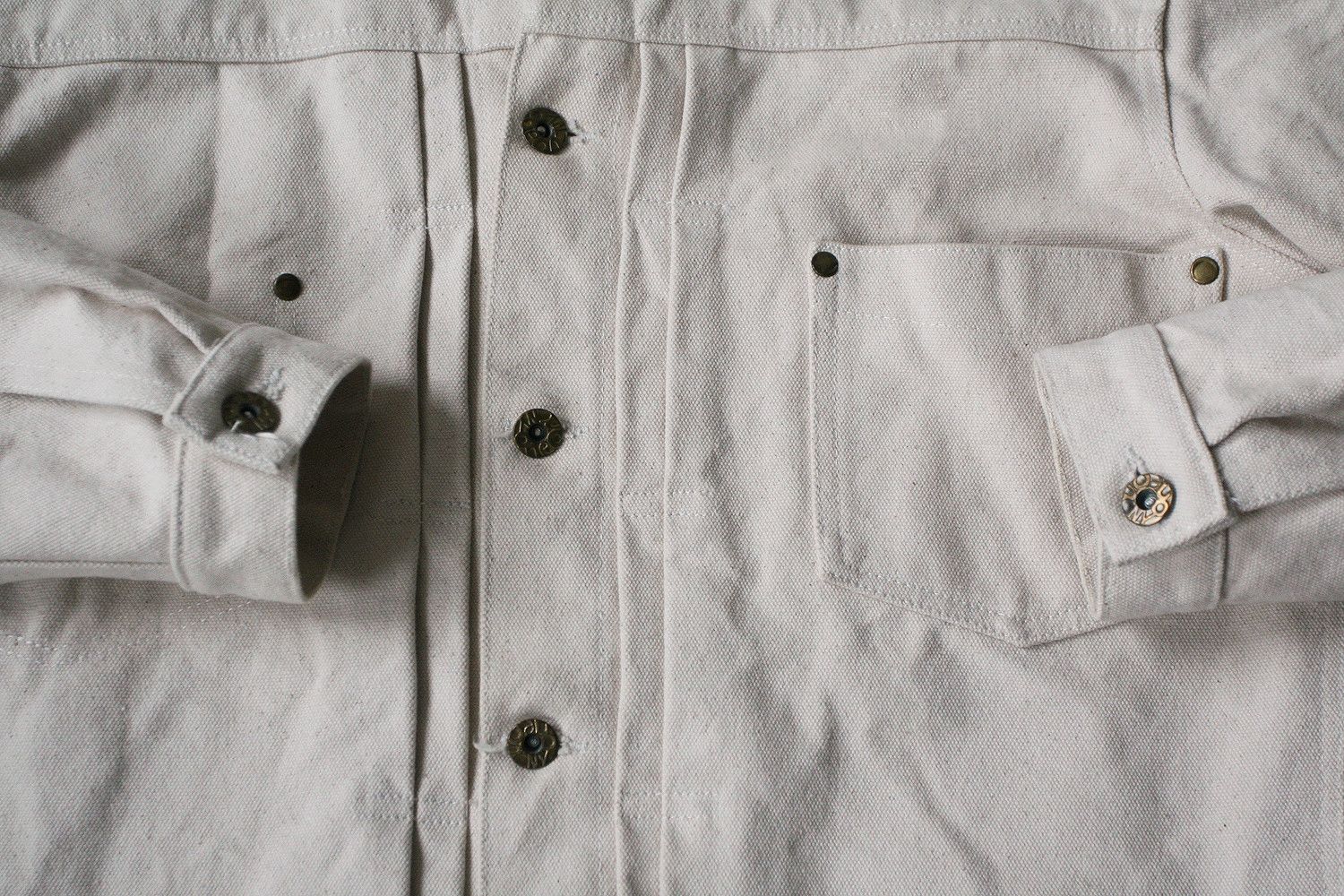 Handmade Galaxy Studios Raw Denim Type 1 I Jacket off white Size US M / EU 48-50 / 2 - 3 Thumbnail