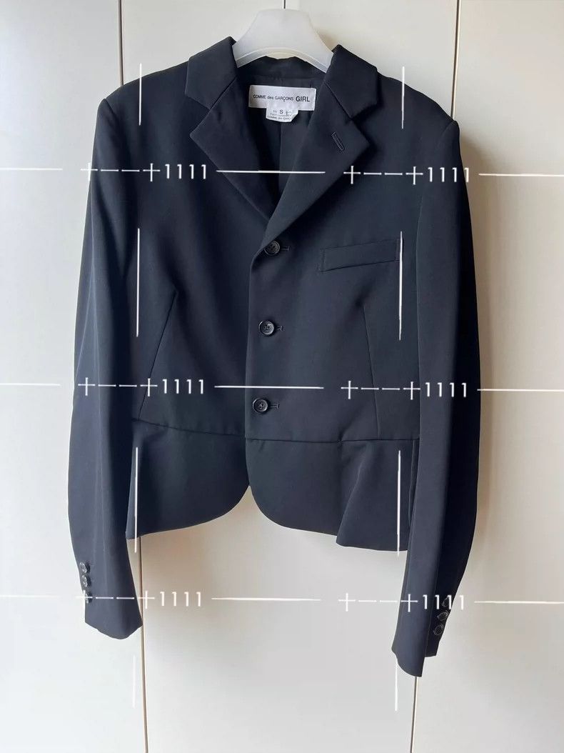 Comme des Garcons Comme Des Garcons Lace Petal Ruffle Wool Blazer Size S / US 4 / IT 40 - 1 Thumbnail