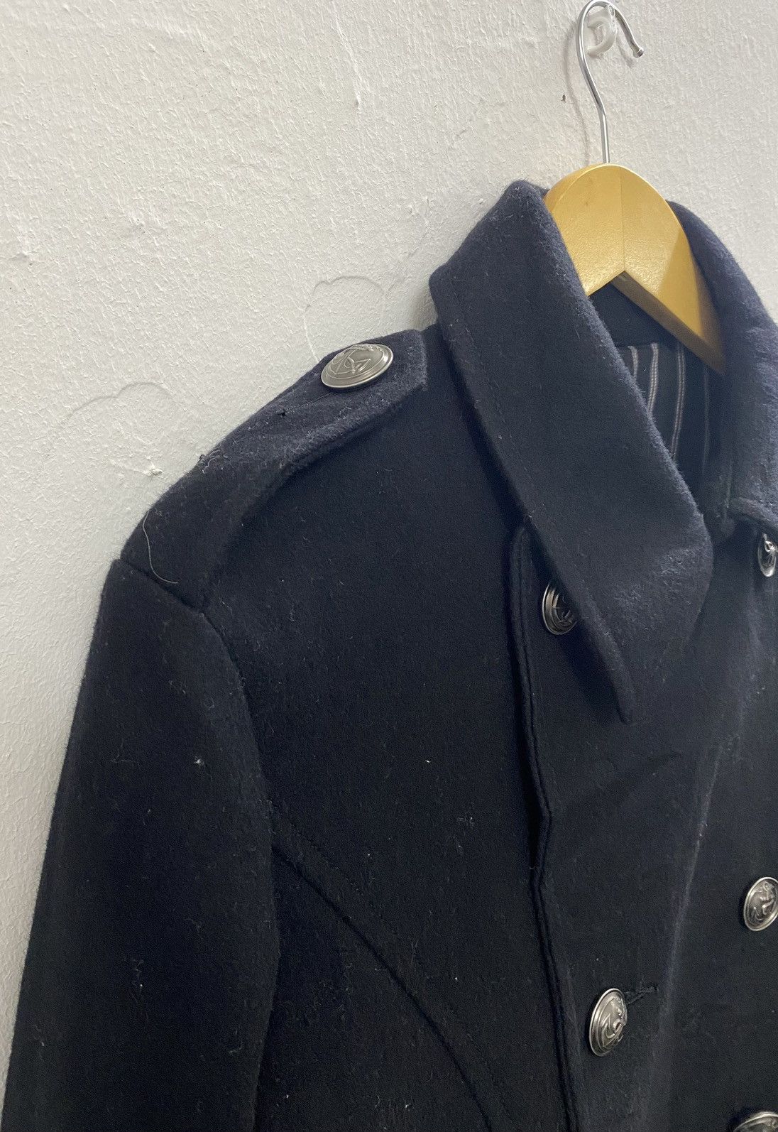 PPFM Vintage PPFM Double Breasted Punk Gotic Wool Jacket Size US S / EU 44-46 / 1 - 8 Thumbnail
