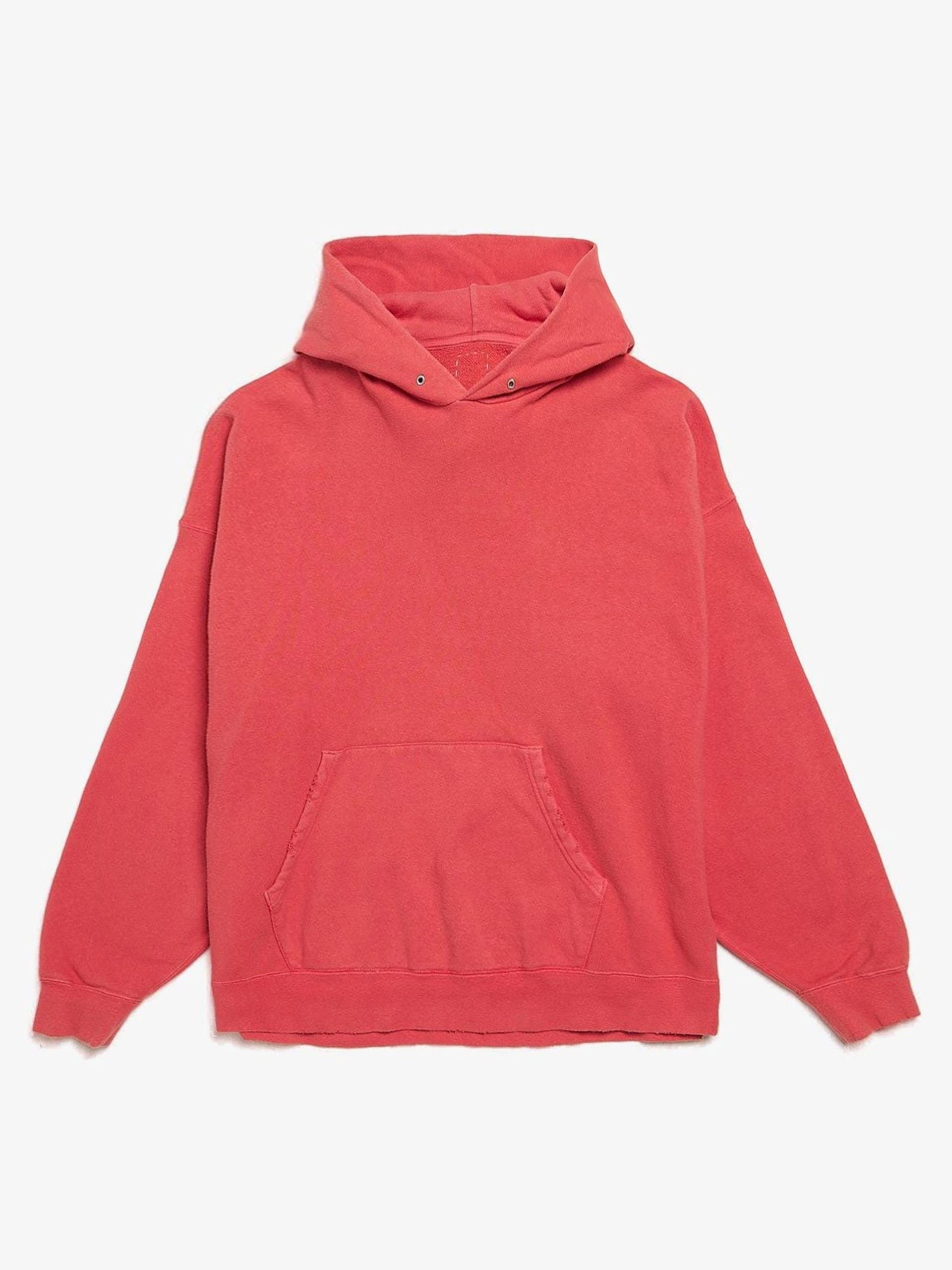 Image of Visvim Red Cotton Amplus Hoodie, Men's (Size 2XL)