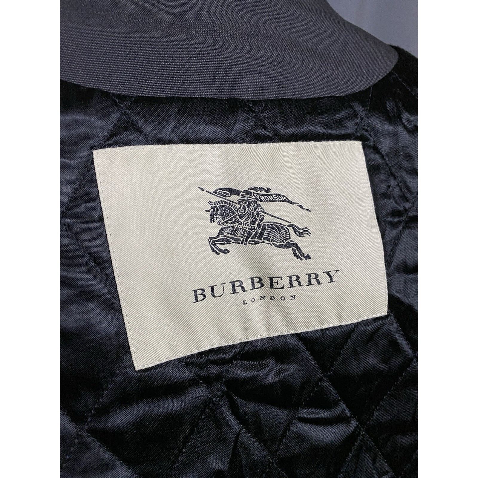Burberry Burberry Men's Dark Gray Double Breasted Pea Coat Size M Size US M / EU 48-50 / 2 - 9 Thumbnail