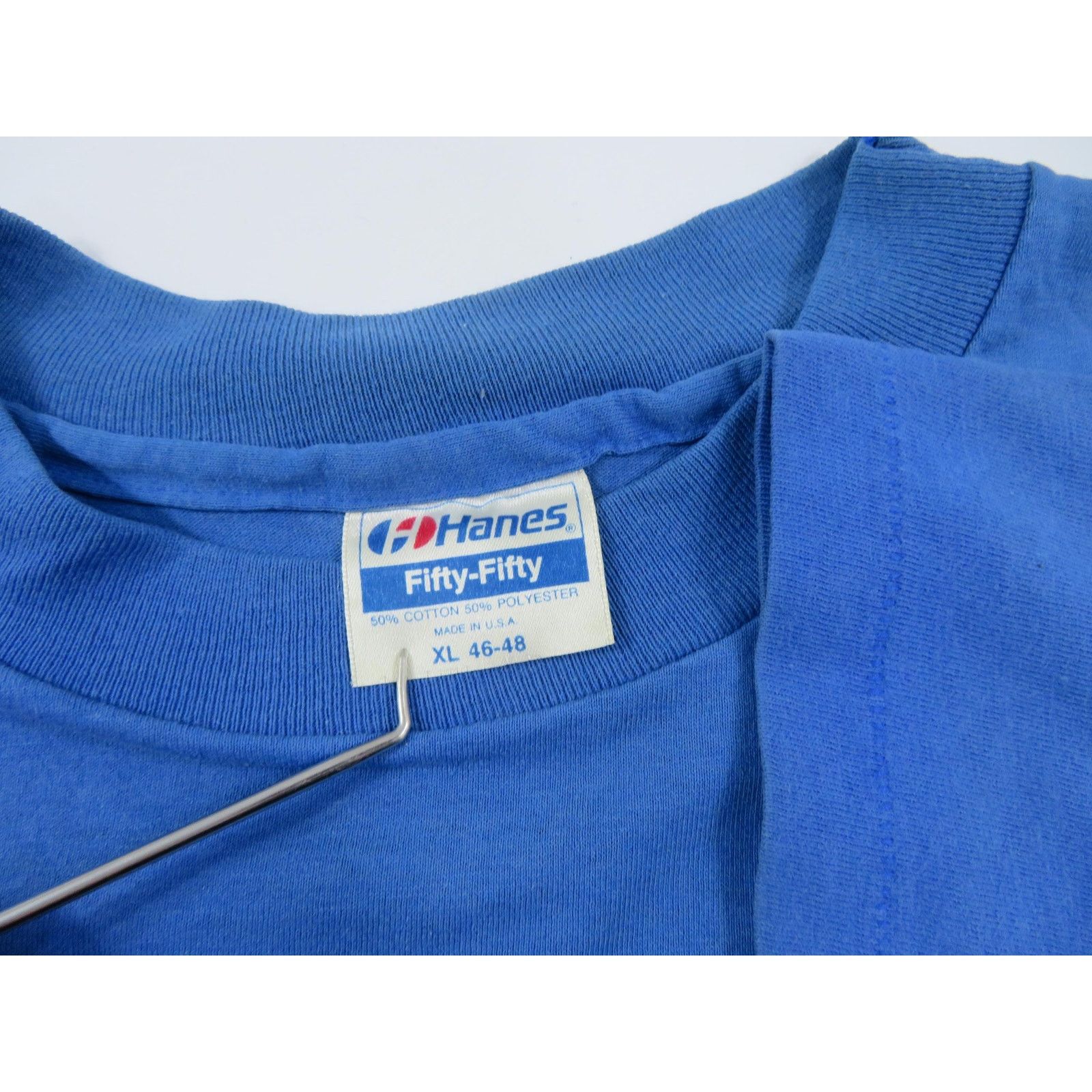 Hanes BSA Boulder Dam Council Boyscouts Blue Shirt Sz L-XL? 1980s Size US L / EU 52-54 / 3 - 4 Thumbnail