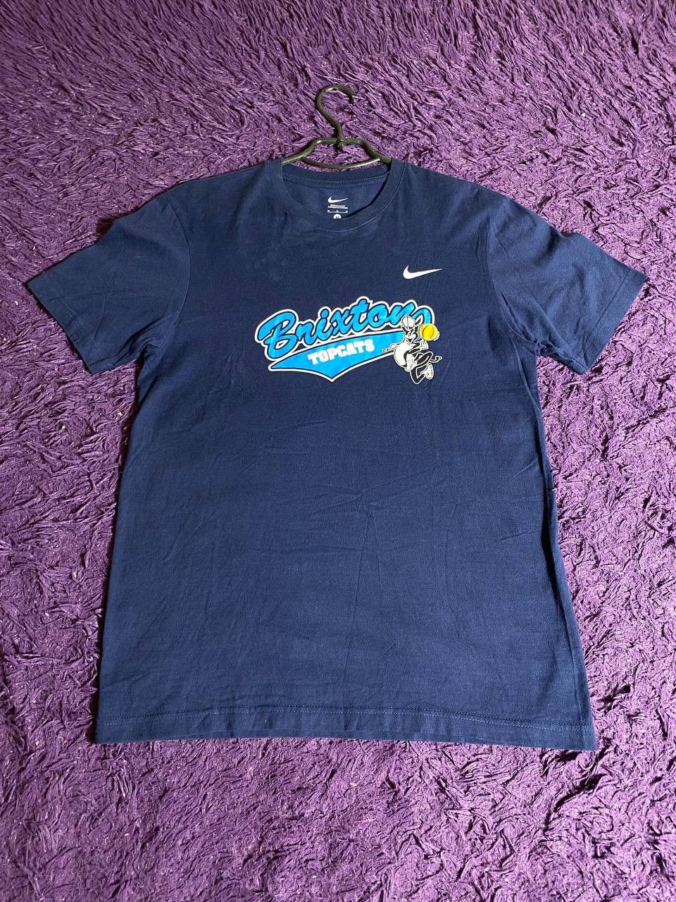 Nike × Vintage 90s Nike Central Swoosh Vintage Y2K Oversized Retro T-Shirt Size US M / EU 48-50 / 2 - 12 Thumbnail