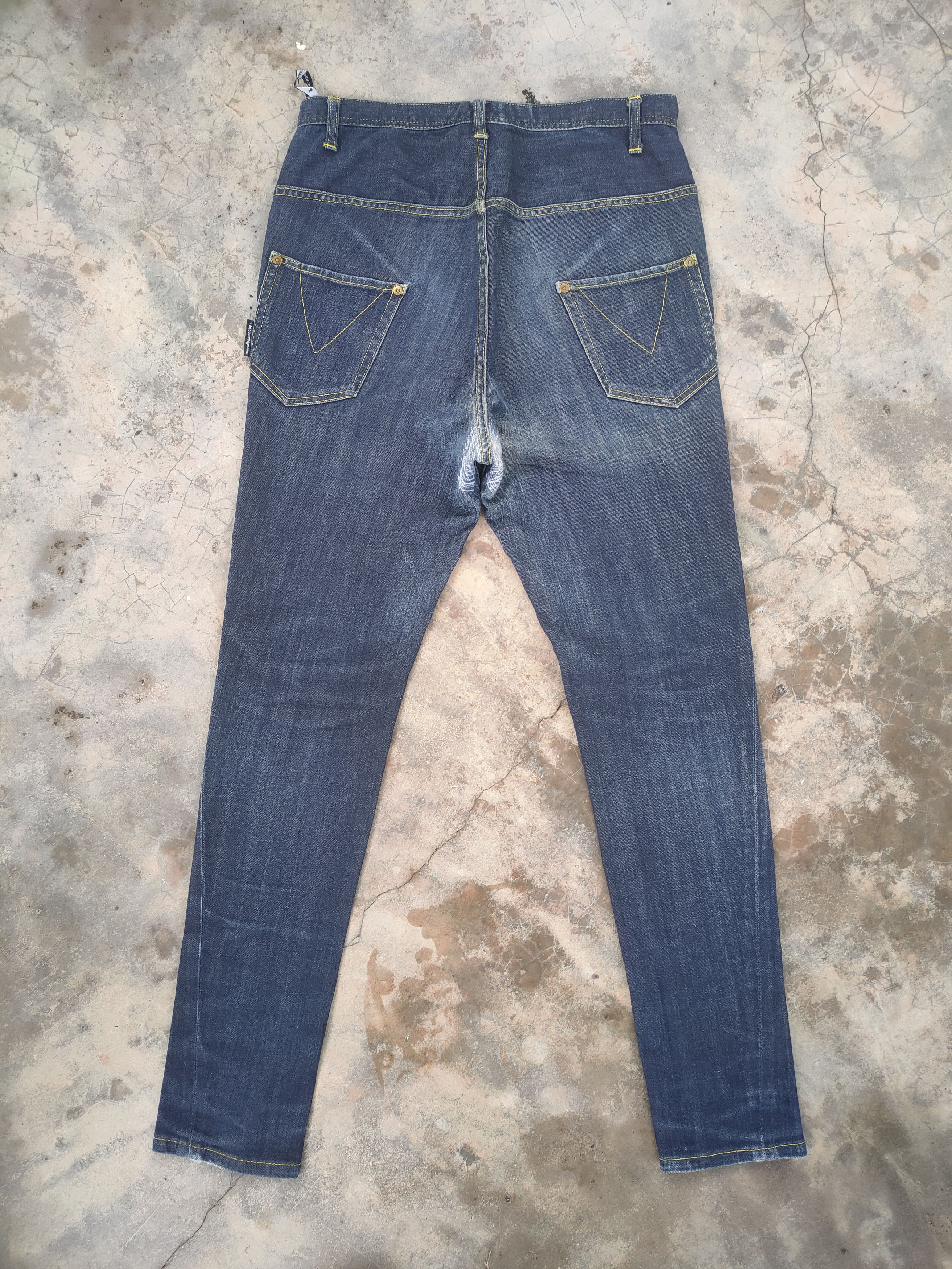 Issey Miyake × Jean × mercibeaucoup MERCIBEAUCOUP BY ISSEY MIYAKE JEAN DENIM PANTS Size US 32 / EU 48 - 11 Thumbnail