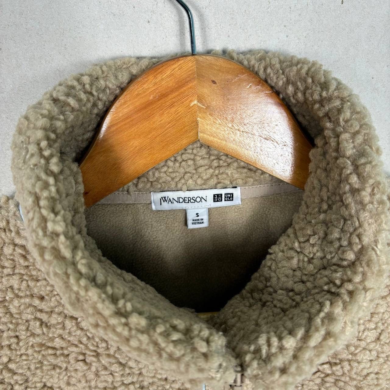 JW Anderson JW Anderson X Uniqlo Fleece Sherpa Beige Jacket Size US S / EU 44-46 / 1 - 5 Thumbnail