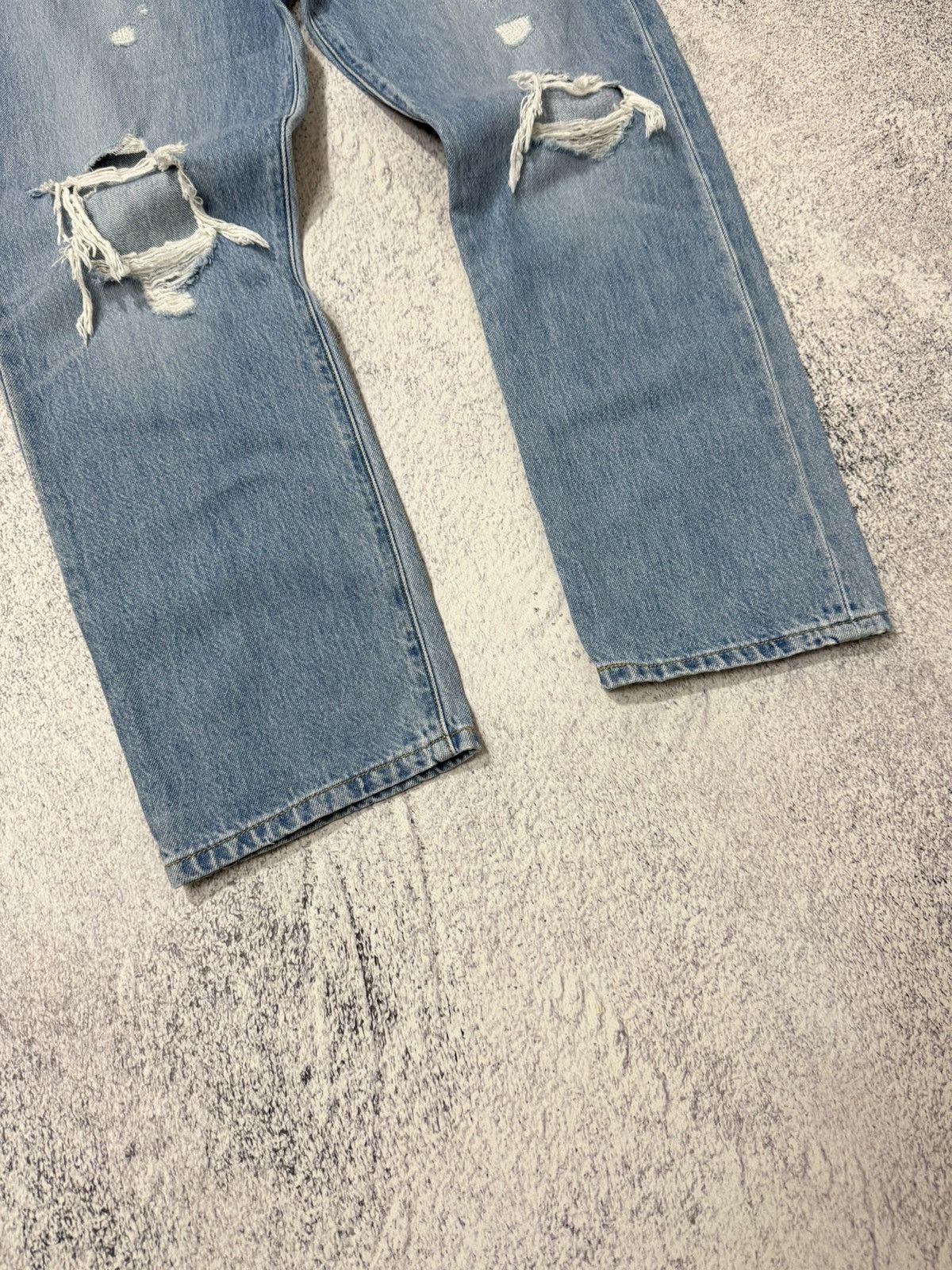 Levi's × Levi's Vintage Clothing × Vintage Vintage Levi’s Premium Disstressed Denim Jeans Pants W31 L28 Size US 31 - 2 Thumbnail