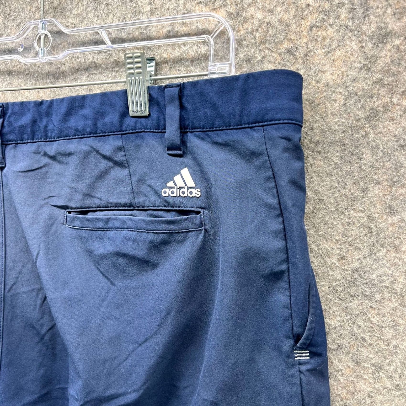 Adidas Adidas 365 Shorts Mens 38 Adult Blue Chino Flat Athletic Golfer Golf Trefoil Shirt Size US 38 / EU 54 - 3 Thumbnail