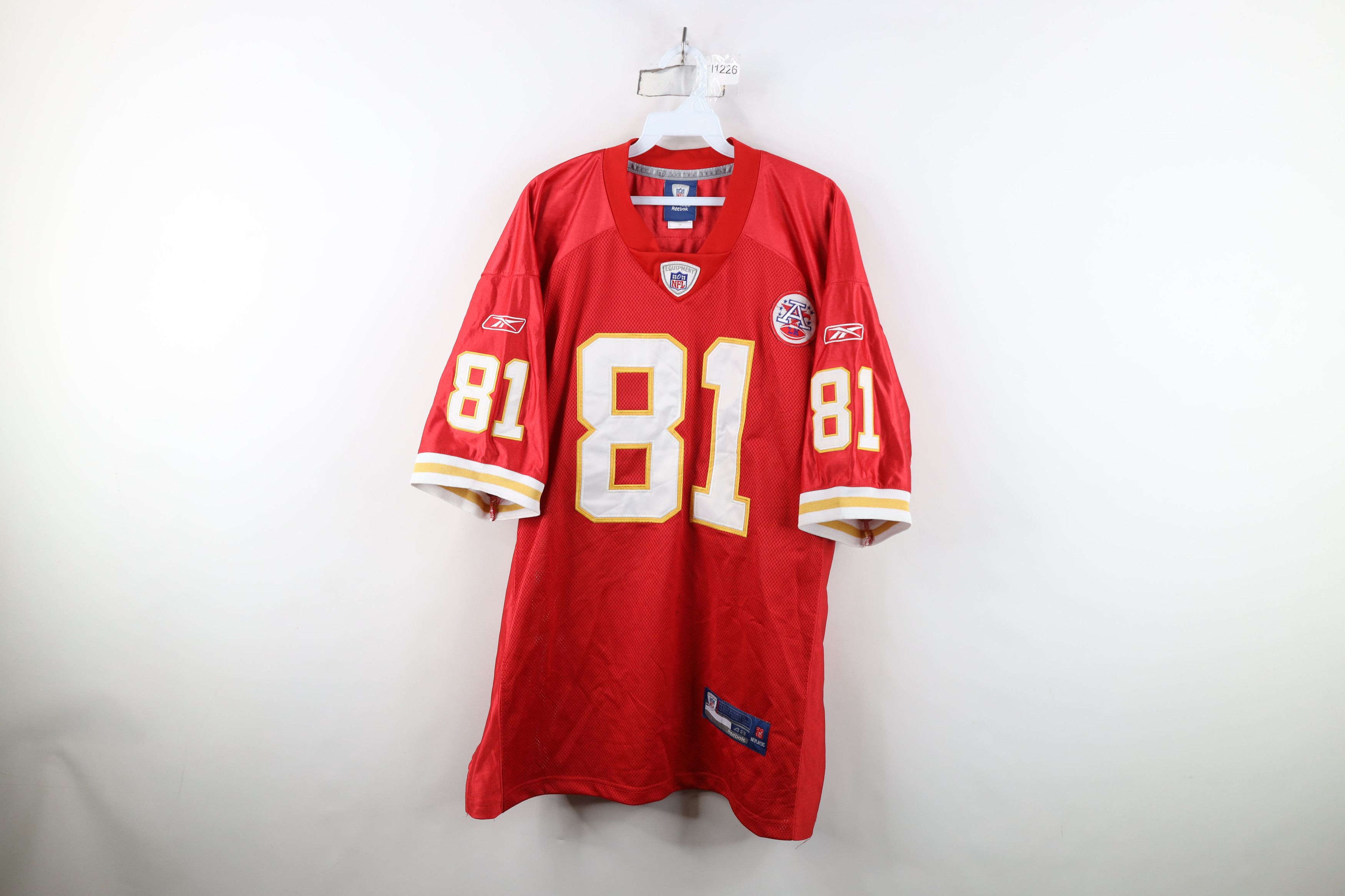 Reebok Reebok On Field Tony Moeaki Autographed Kansas City Jersey Size US XXL / EU 58 / 5 - 1 Thumbnail