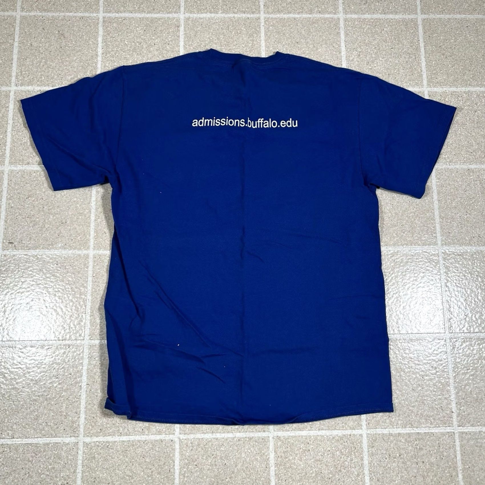 Vintage UB University Tshirt L Blue Men Regular Size Large Shirts Size US L / EU 52-54 / 3 - 2 Thumbnail