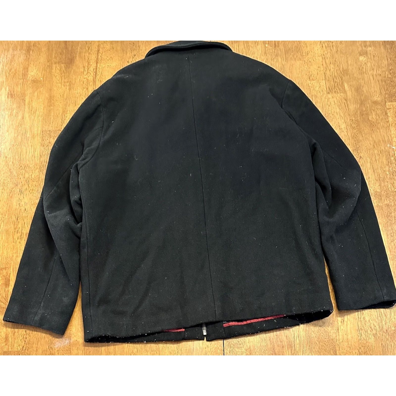 Gap VINTAGE GAP Wool Blend Full Zip Insulated Jacket Large Black Mens Size US L / EU 52-54 / 3 - 4 Thumbnail