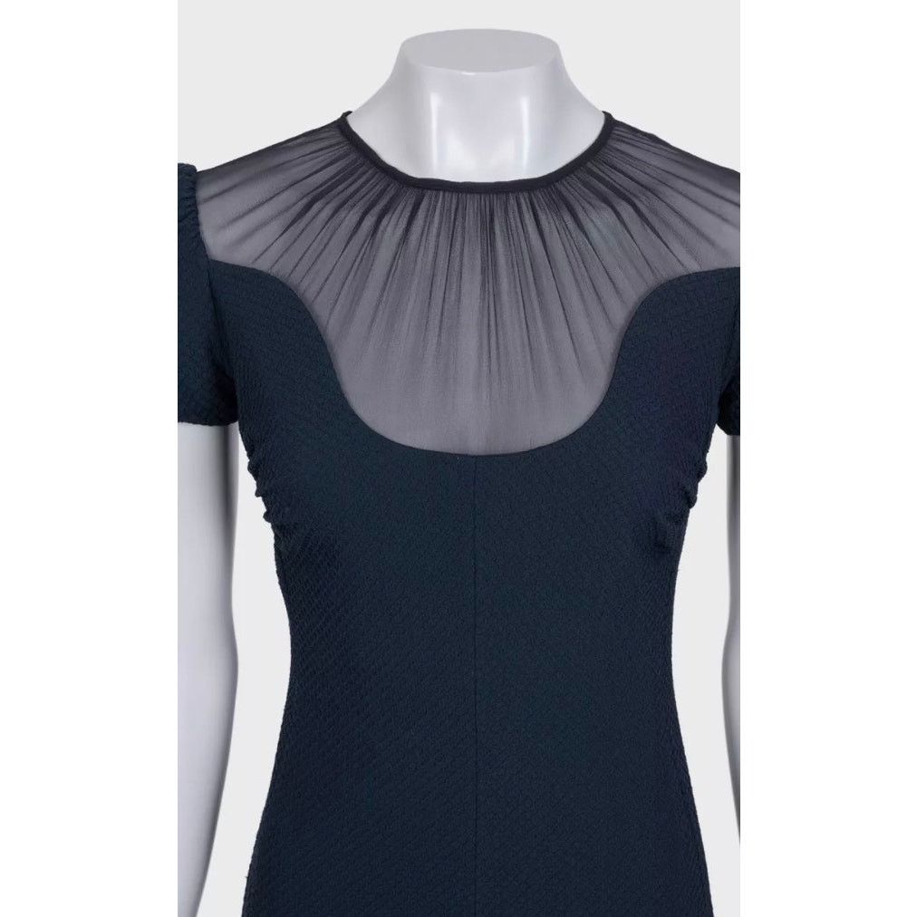Nina Ricci NWOT Nina Ricci Blue Flared Mini Dress - EU38 / M Size M / US 6-8 / IT 42-44 - 4 Thumbnail