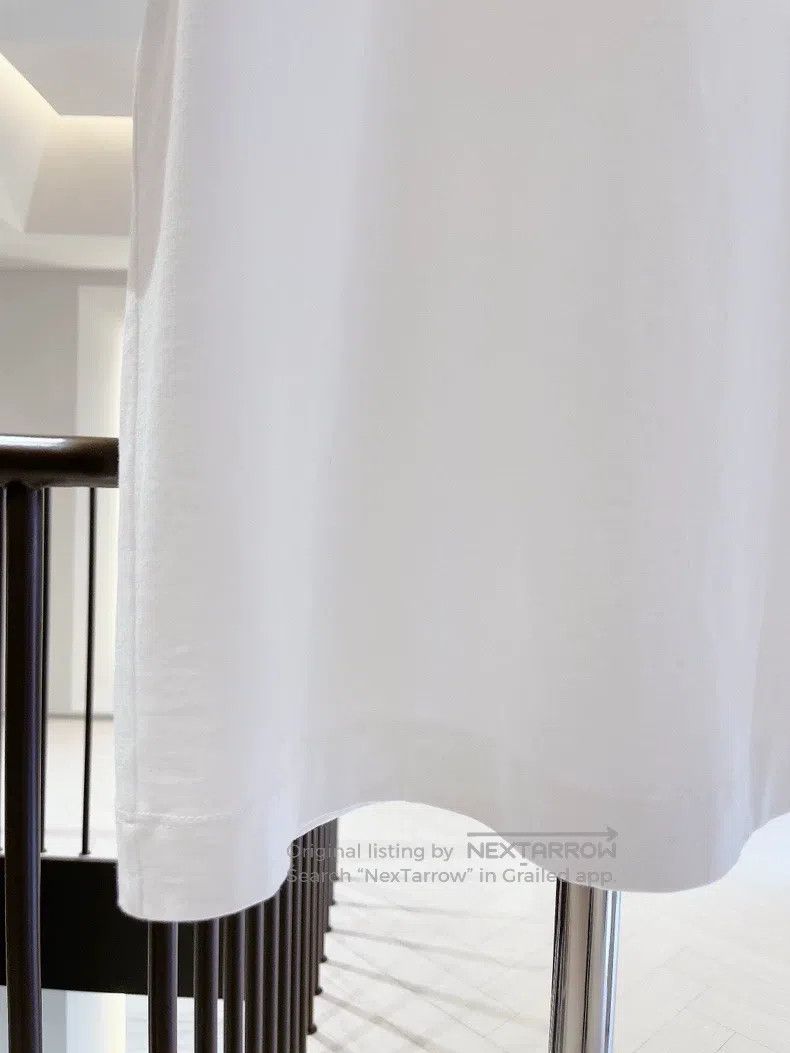Brunello Cucinelli Brunello Cucinelli Beaded Lettering Minimalist White T-Shi Size XXS / US 00 / IT 34 - 4 Thumbnail