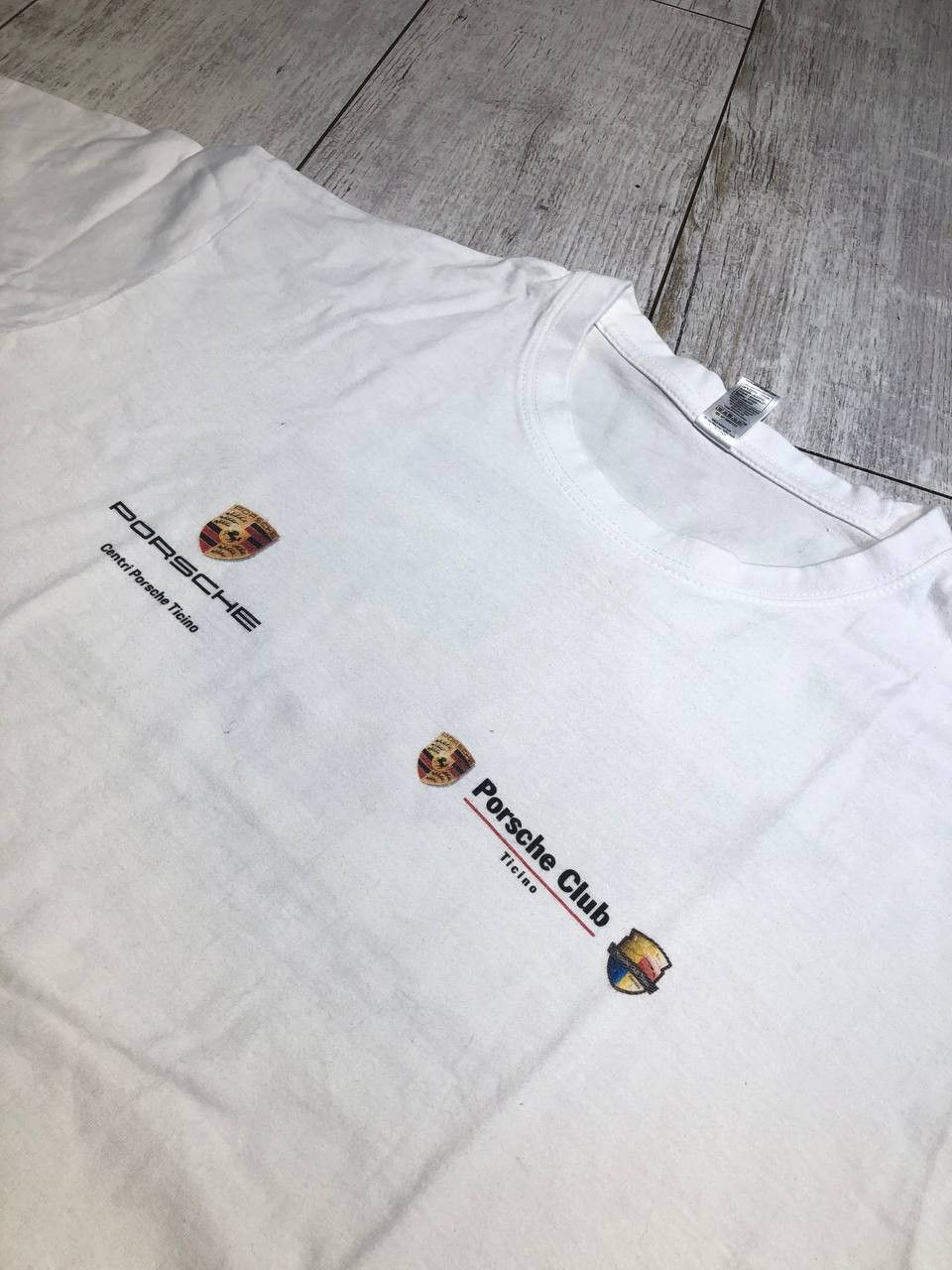 NASCAR × Porsche Design Vintage t-shirt Porsche club tecino 45 Size US L / EU 52-54 / 3 - 2 Thumbnail
