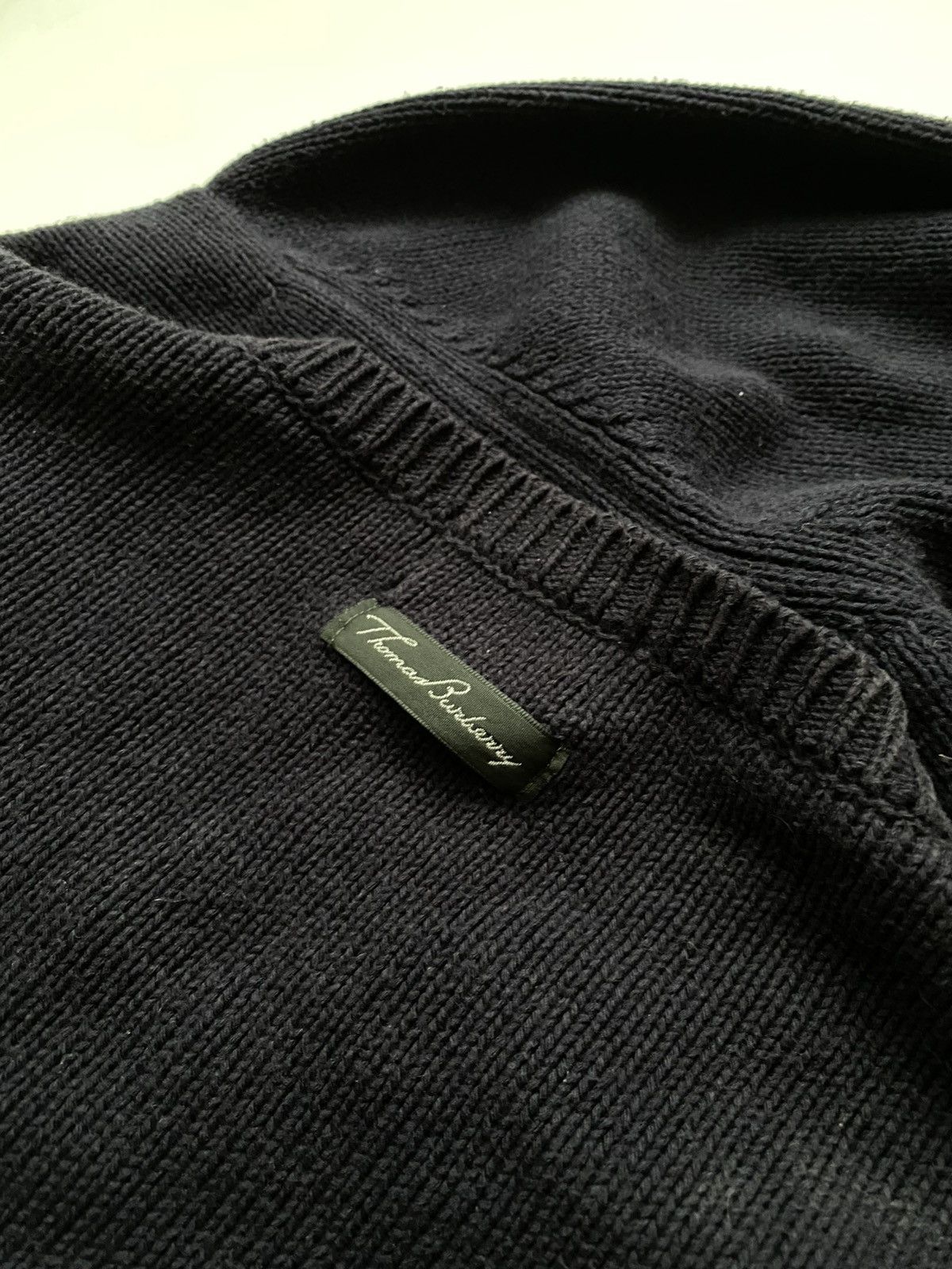 Burberry THOMAS BURBERRY VINTAGE KNIT SWEATER MINI LOGO Size US L / EU 52-54 / 3 - 5 Thumbnail