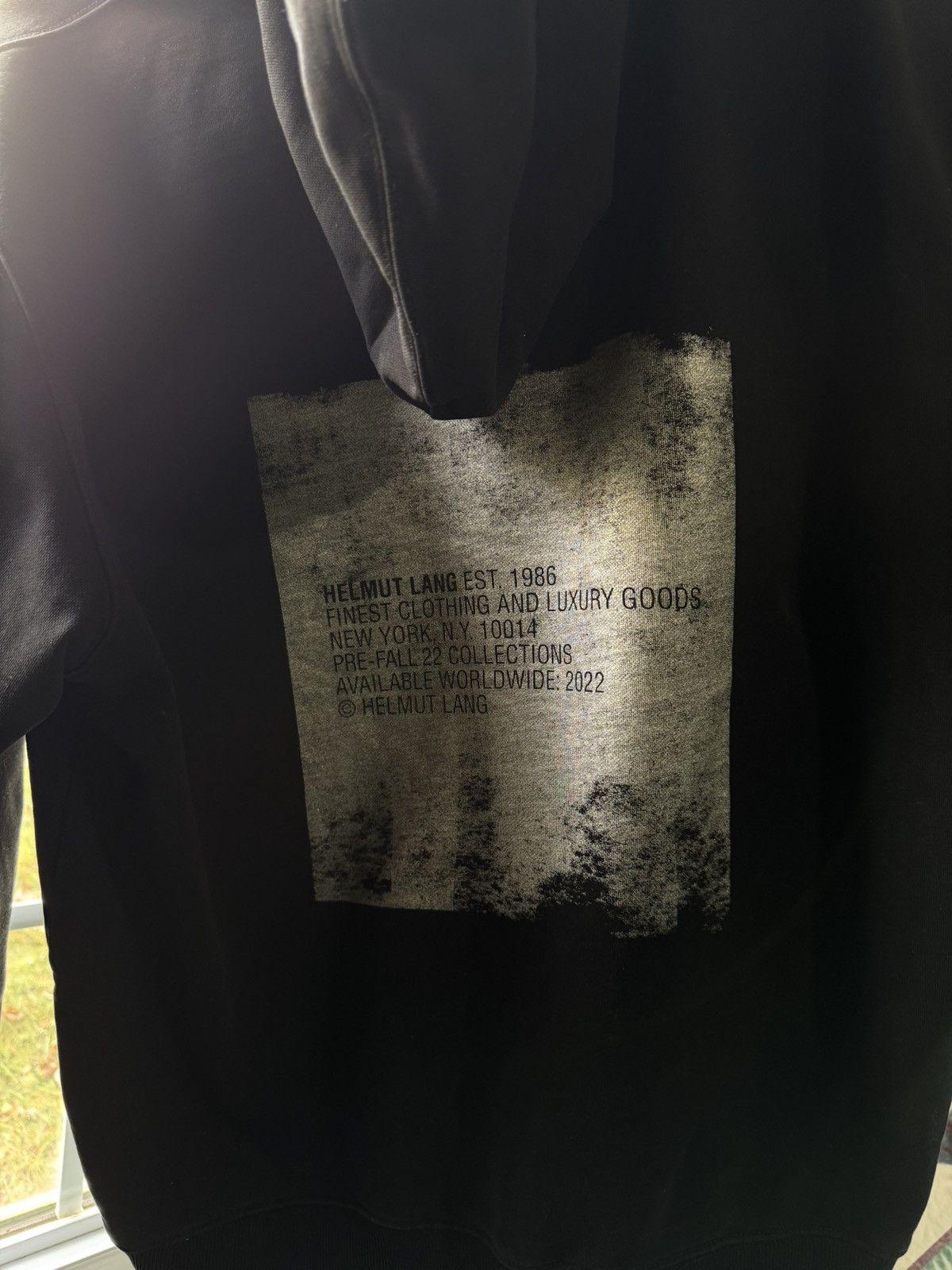 Helmut Lang Helmet Lang Graphic Hoodie Size US XL / EU 56 / 4 - 7 Thumbnail