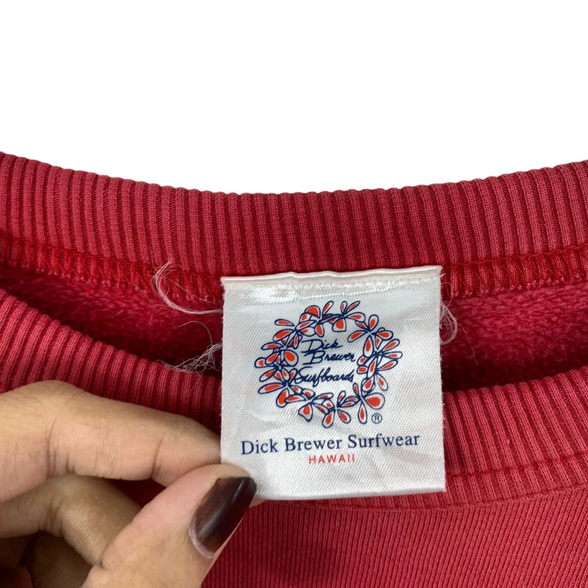 Vintage Vintage DICK BREWER SURFWEAR Hawaii Surf Sweatshirt Sweater Size US M / EU 48-50 / 2 - 8 Thumbnail