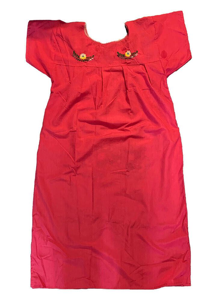 Designer Pre Owned Pink Embroidered Floral Hand Made Dress XL Size XL / US 12-14 / IT 48-50 - 3 Thumbnail