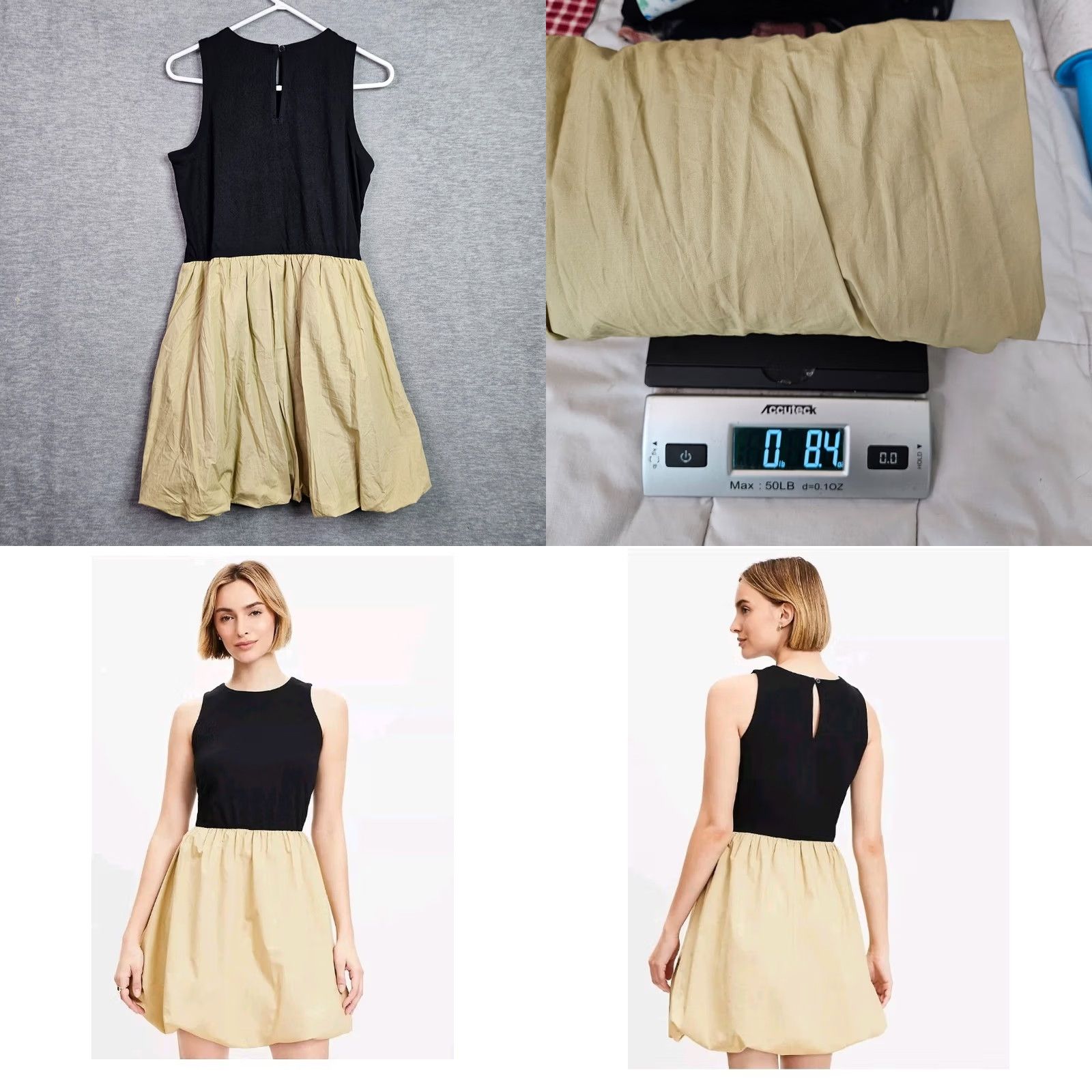 Loft LOFT By Ann Taylor Women's Mini Dress Bubble Hem Sleeveless PM Petite Multicolor Cotton Blend Short Dress Size PM NEW I guess Size M / US 6-8 / IT 42-44 - 9 Thumbnail