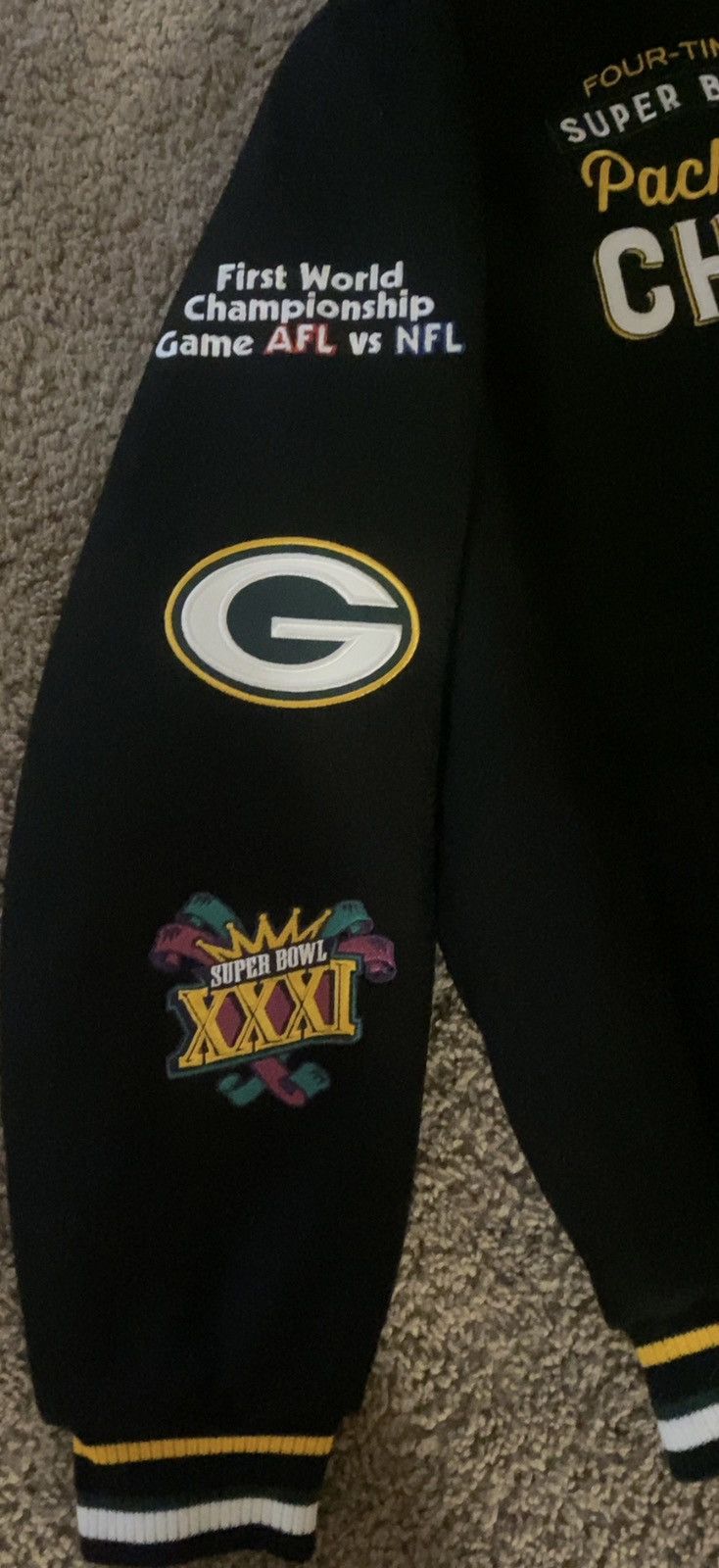 NFL Authentic Green Bay Packers Reversible Super Bowl Varsity Size US XL / EU 56 / 4 - 3 Thumbnail