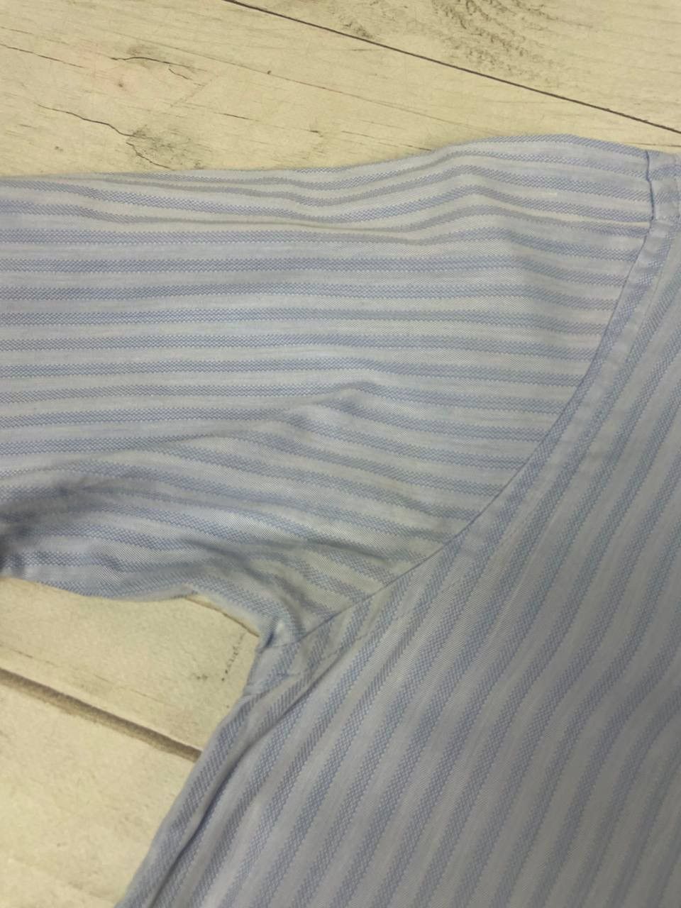 Balenciaga Vintage Balenciaga BB Striped Shirt Buttons Up Long Sleeve Size US M / EU 48-50 / 2 - 14 Thumbnail