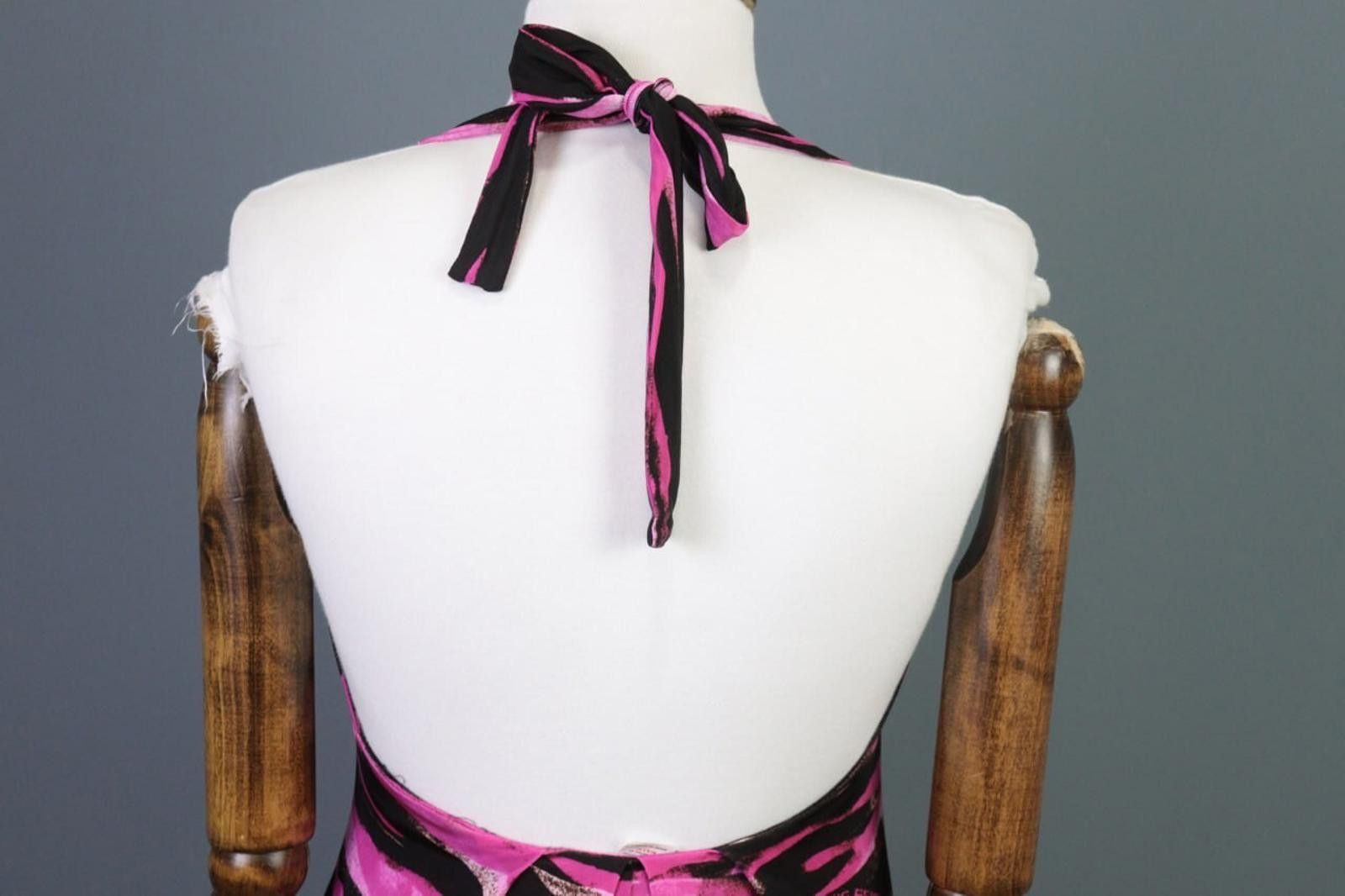 Designer Miss Sixty Multicolor Bodycon Tank A-Line Dress Size XS Size XS / US 0-2 / IT 36-38 - 10 Thumbnail