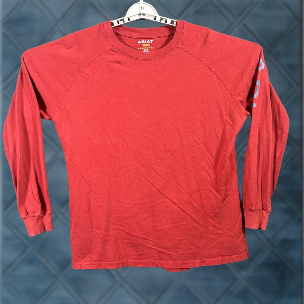 Ariat Ariat Rebar Shirt Men's Casual Workwear Stretch Red Long Sleeve XL Shirt Size US XL / EU 56 / 4 - 1 Thumbnail