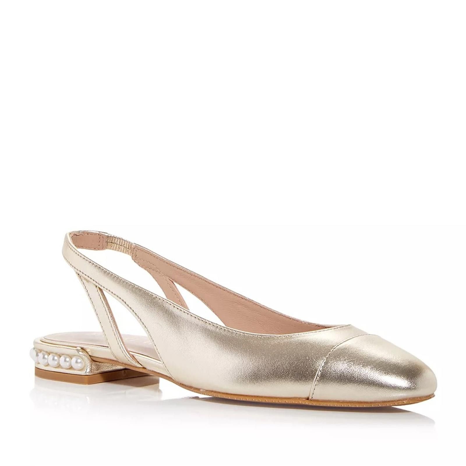 Stuart Weitzman Pearlita Flat Sandal Stuart Weitzman Pearl