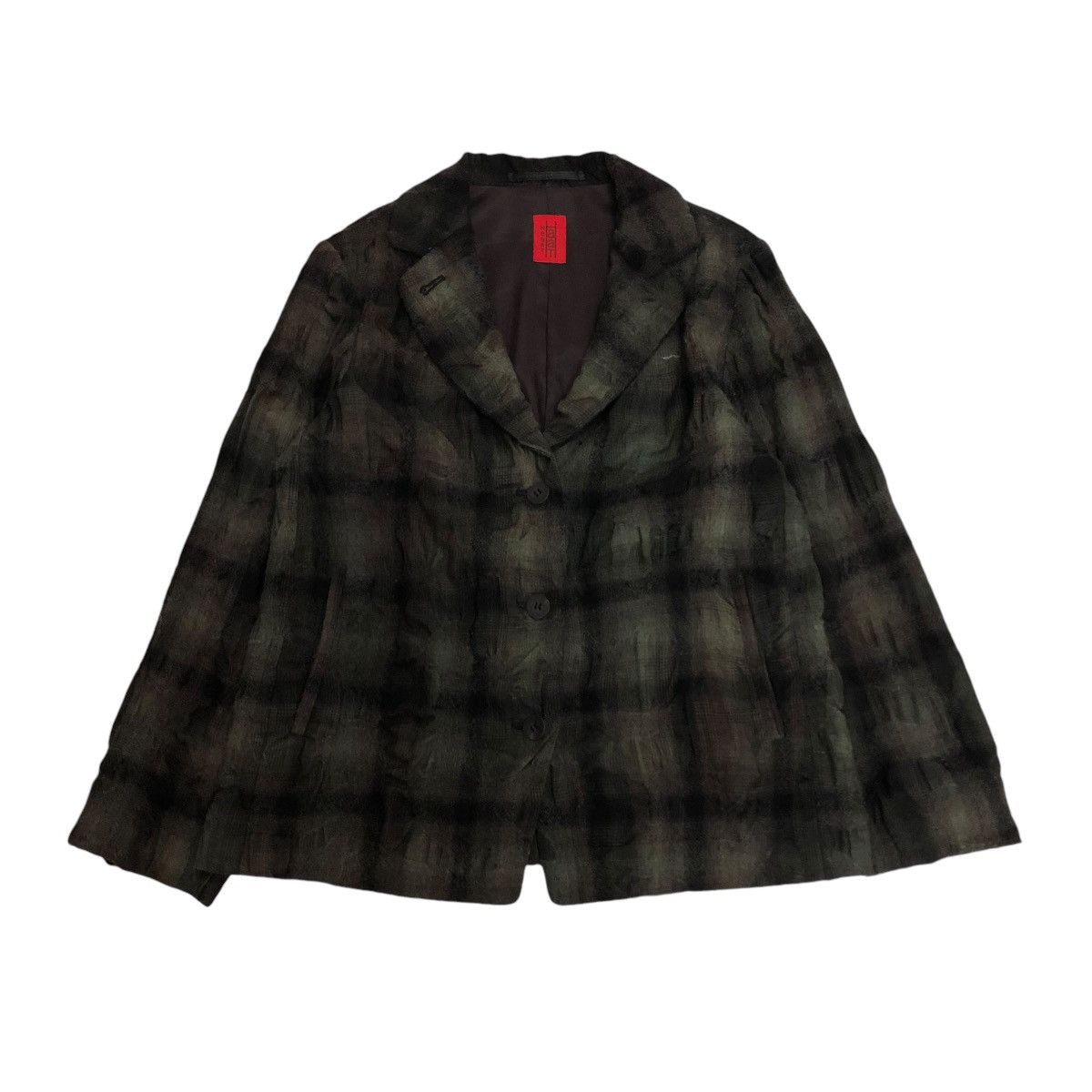 Issey Miyake VINTAGE HYBRID JACKET ISSEY MIYAKE HEART HAAT TARTAN DESIGN Size US M / EU 48-50 / 2 - 1 Thumbnail