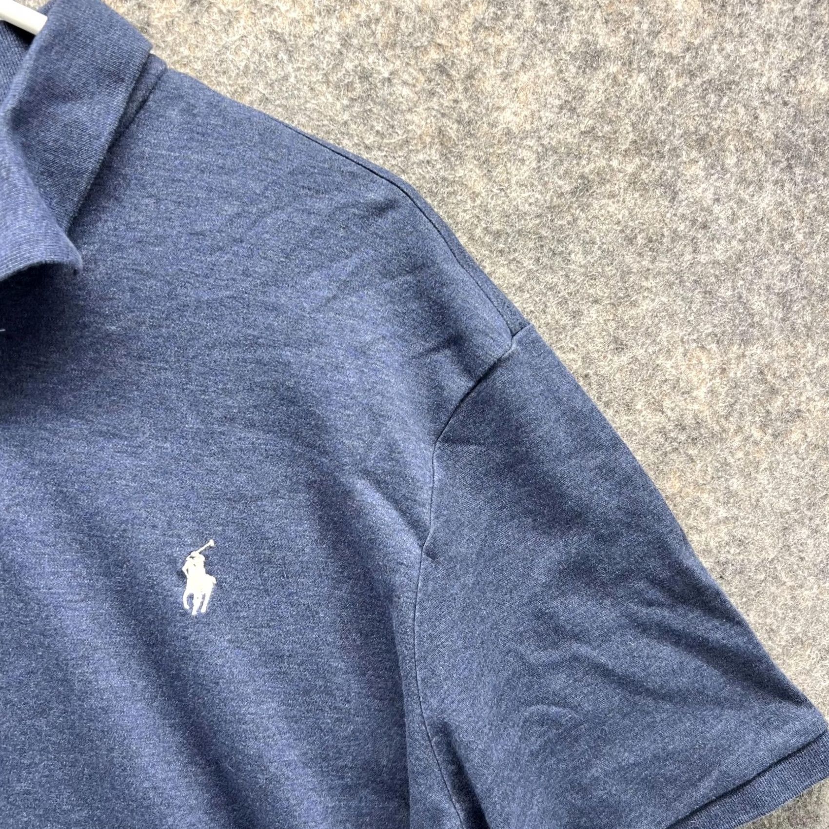 Polo Ralph Lauren Ralph Lauren Polo Shirt Men Large Heather Blue Classic fit Preppy Casual Pony Shirt Size US L / EU 52-54 / 3 - 4 Thumbnail