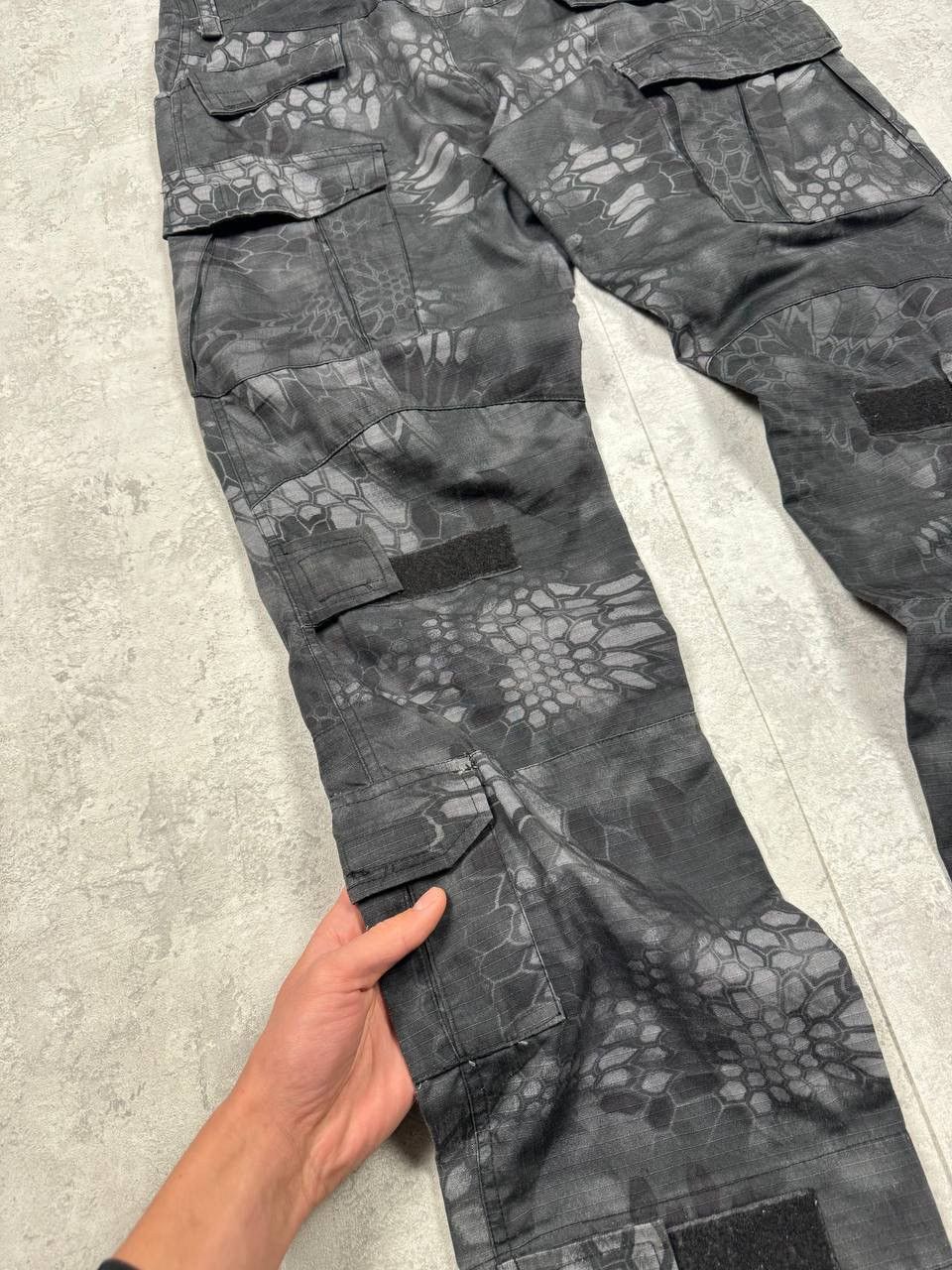 Japanese Brand Emerson Gray Camo Multipocket Tactical Pants Size 36 Size US 36 / EU 52 - 17 Thumbnail