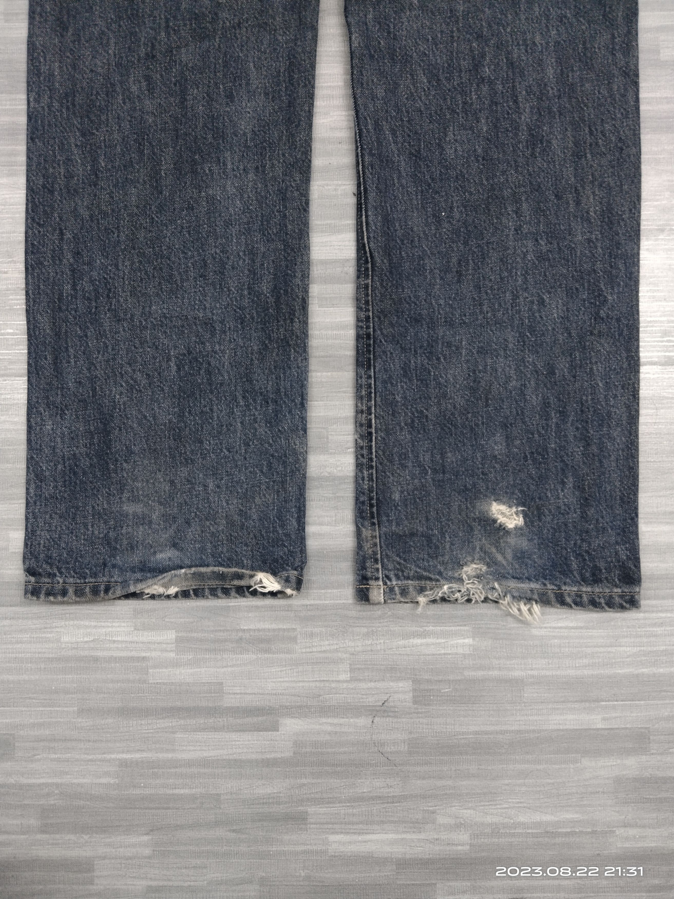 Japanese Brand SiCK ALPHANUMERIC SCRIPTED DENIM PANTS Size US 34 / EU 50 - 7 Thumbnail