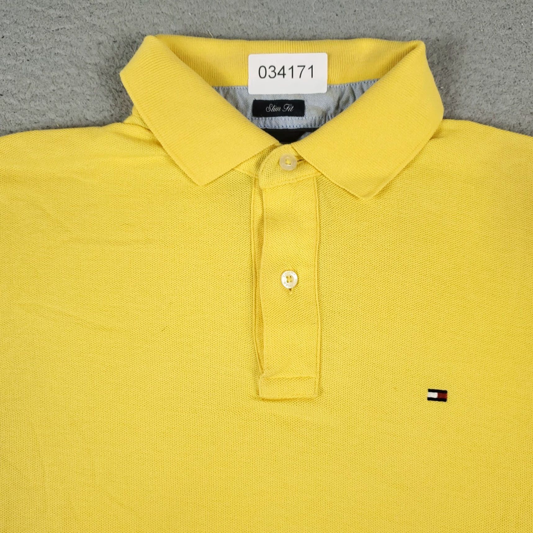 Tommy Hilfiger VINTAGE Tommy Hilfiger Polo Shirt Mens Medium Yellow Casual Short Sleeve M Polo Mens Yellow Logo Cotton 100% Modern Preppy Sport Gauge Size US M / EU 48-50 / 2 - 2 Thumbnail