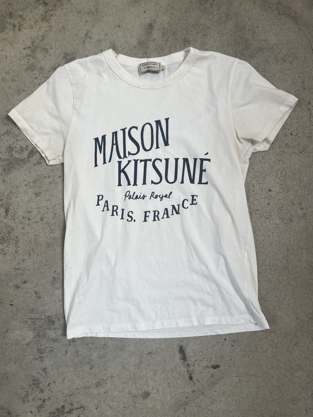 Maison Kitsune Vintage White Shirt Maison Kitsune Size S / US 4 / IT 40 - 1 Thumbnail