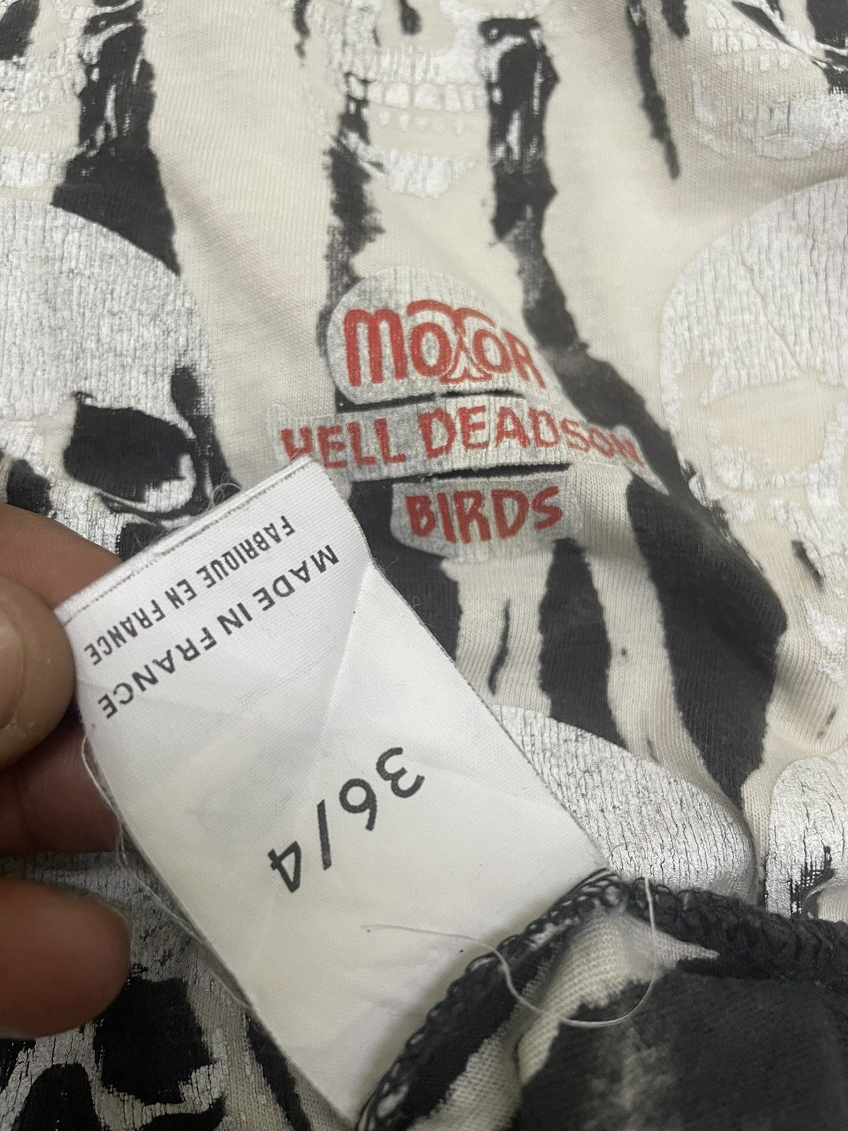 Vintage PLEIN SUB JEANS MOTOR HELL DEADSON BIRDS Tank Top Size S / US 4 / IT 40 - 5 Thumbnail