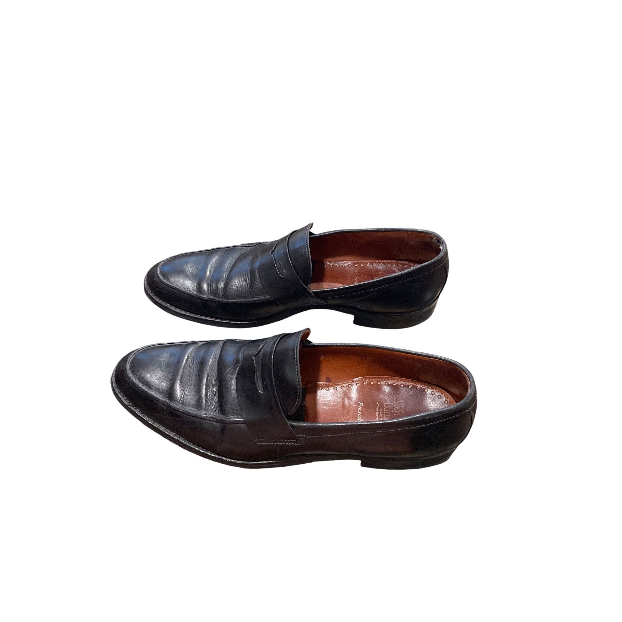 Allen Edmonds Allen Edmonds Presidio mens black leather slip loafers sz 12 Size US 12 / EU 45 - 4 Thumbnail
