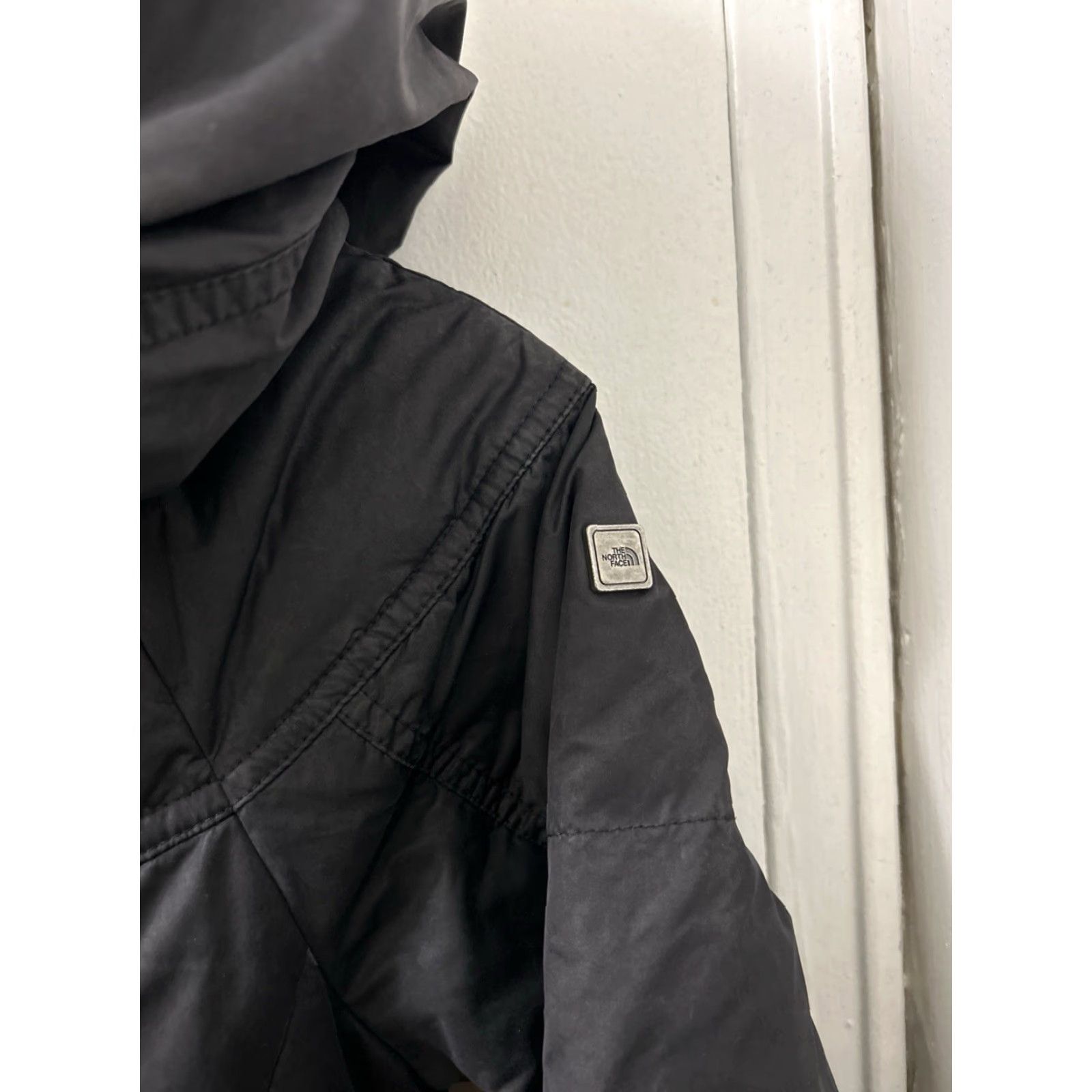 The North Face The North Face Jacket Womens XS Black Shawl Hood Full Zip Puffer Down 550 Quilted Zip Pockets ст Size XS / US 0-2 / IT 36-38 - 5 Thumbnail