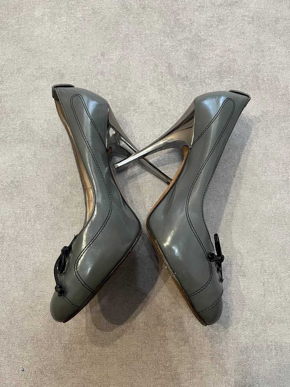 Giuseppe Zanotti Giuseppe Zanotti Open Women`s Rare Pumps Heels Gray 39 US 9 Size US 9 / IT 39 - 5 Thumbnail
