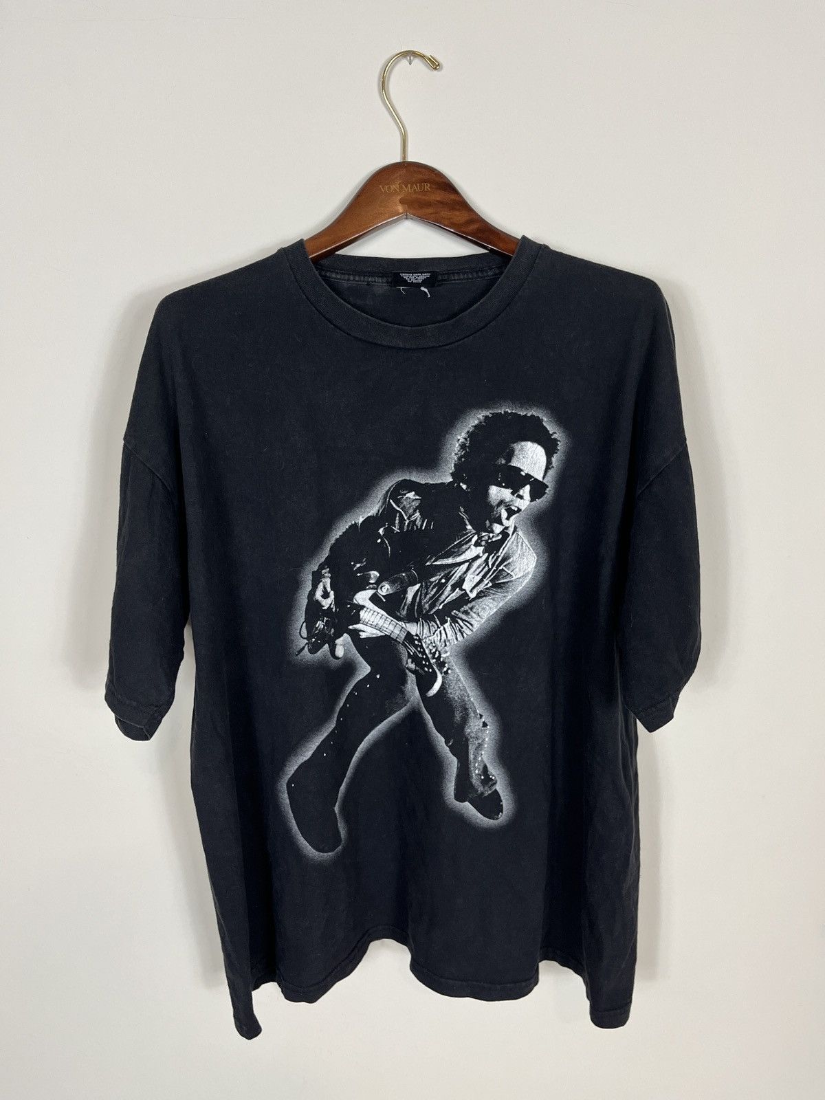 image of Vintage Lenny Kravitz Band Tee in Black, Men's (Size XL)