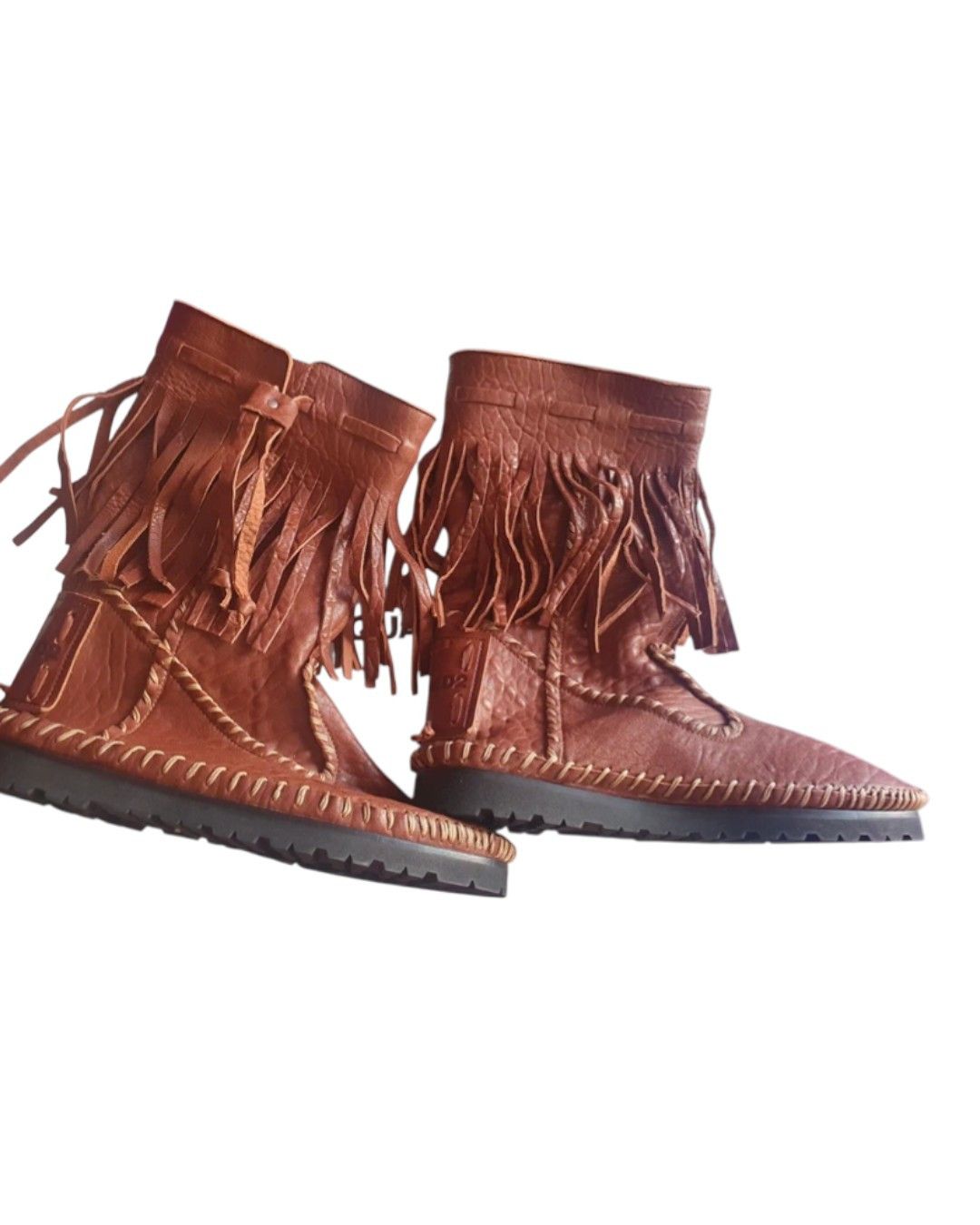 Dsquared2 LAMBSKIN LEATHER COWBOY BOOTS Size US 8 / EU 41 - 2 Thumbnail