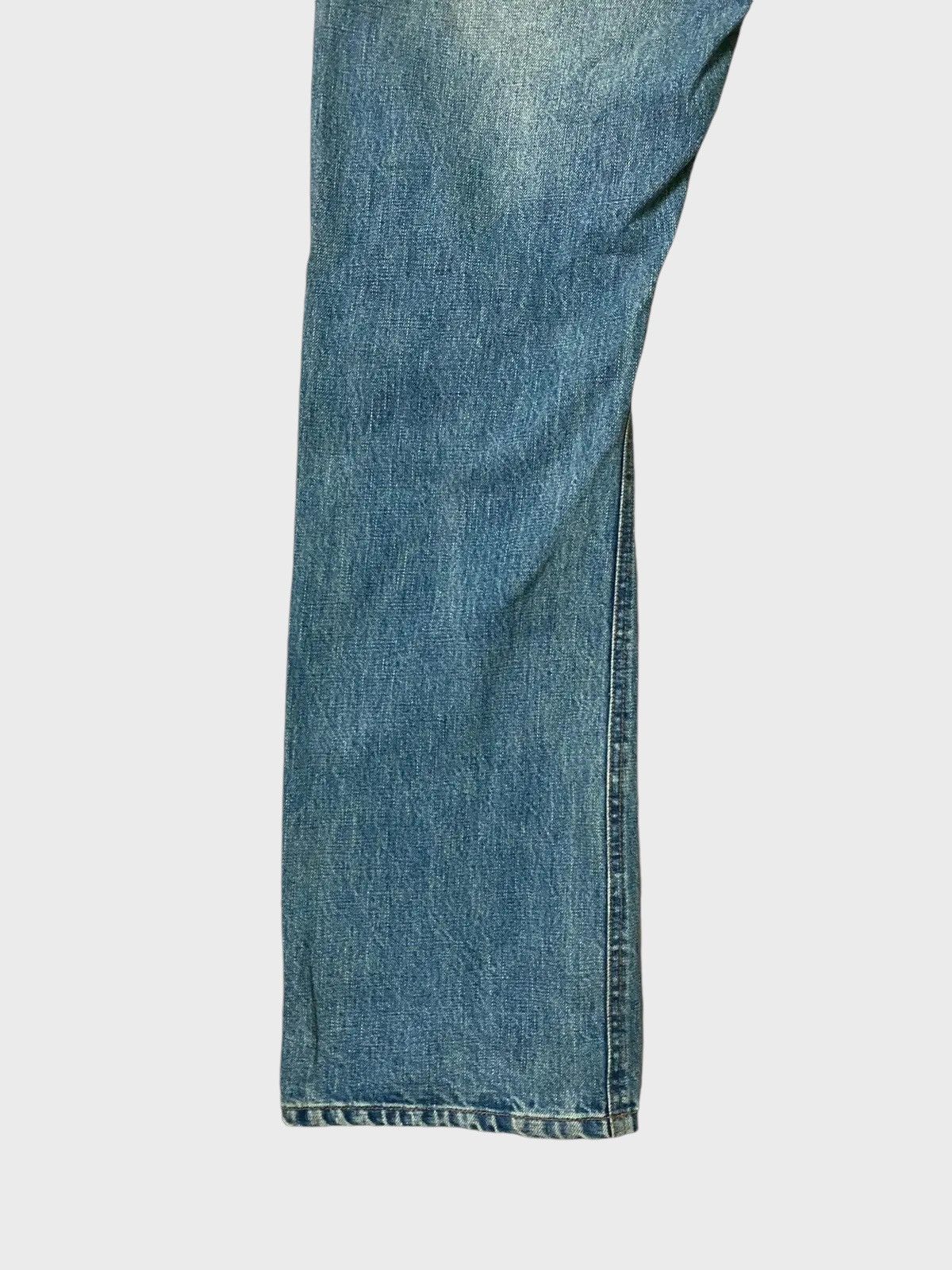 Japanese Brand NESTA BRAND Embroidered 🇲🇱 Mud Wash Selvedge Denim Size US 35 - 12 Thumbnail