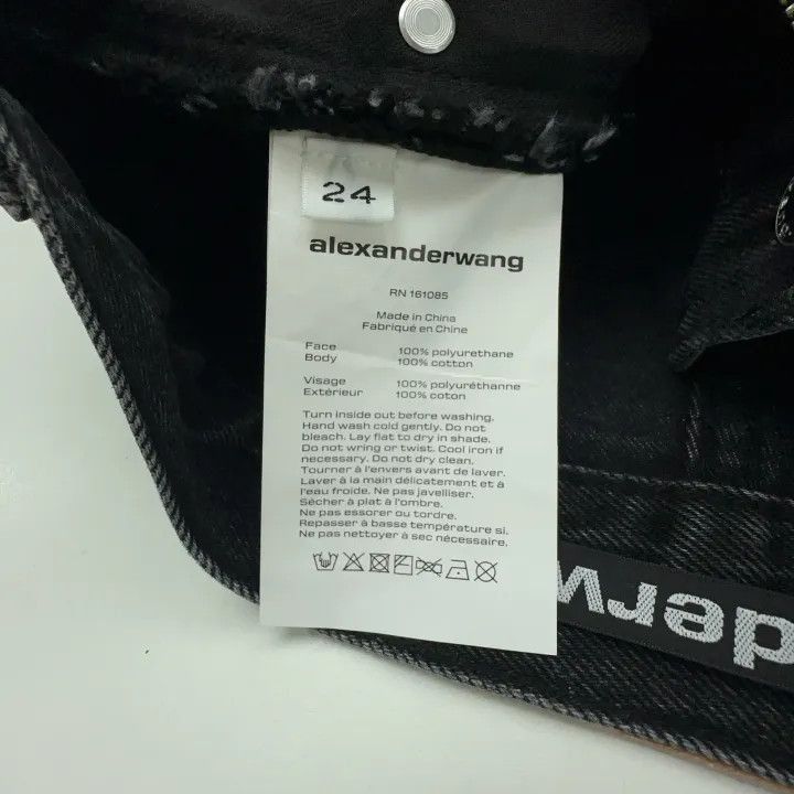 Alexander Wang Alexander Wang High-Waisted Denim Shorts for Women - Size 24" / US 00 / IT 34 - 3 Thumbnail