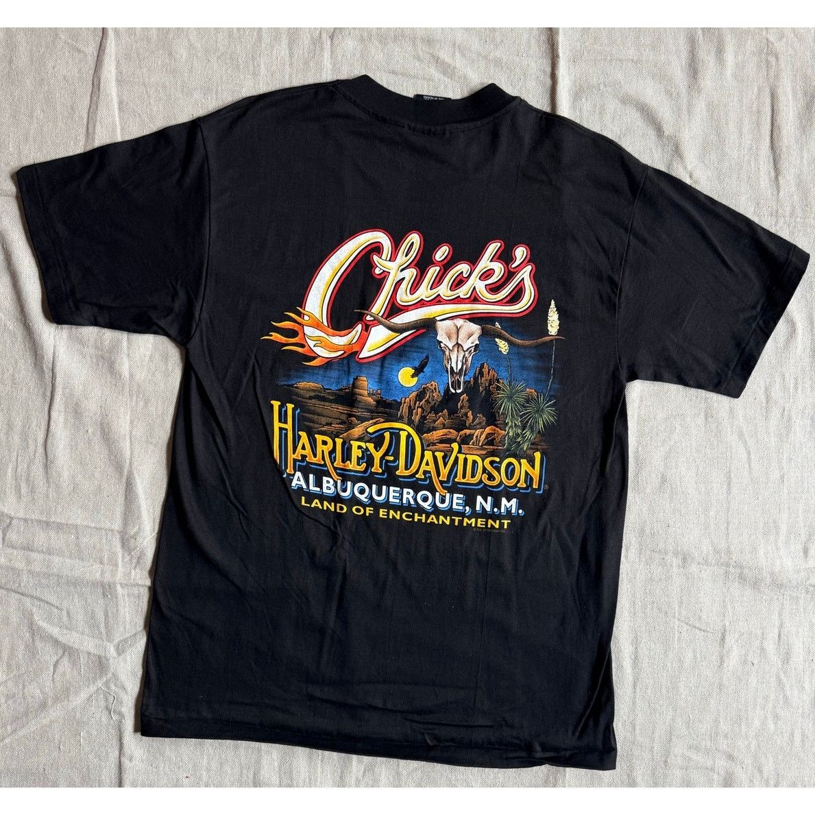 Harley Davidson Vintage 90s Harley Davidson Chicks Shirt Mens L Made in USA Size US L / EU 52-54 / 3 - 3 Thumbnail