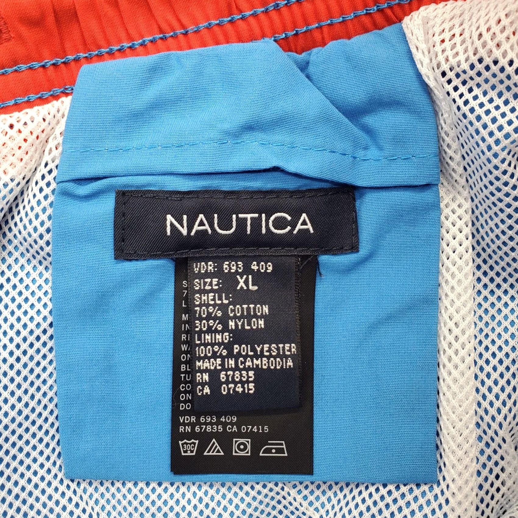 Nautica Nautica Trunks Men XL Colorblock Quick-Dry Drawstring Multicolor Size US 36 / EU 52 - 6 Thumbnail