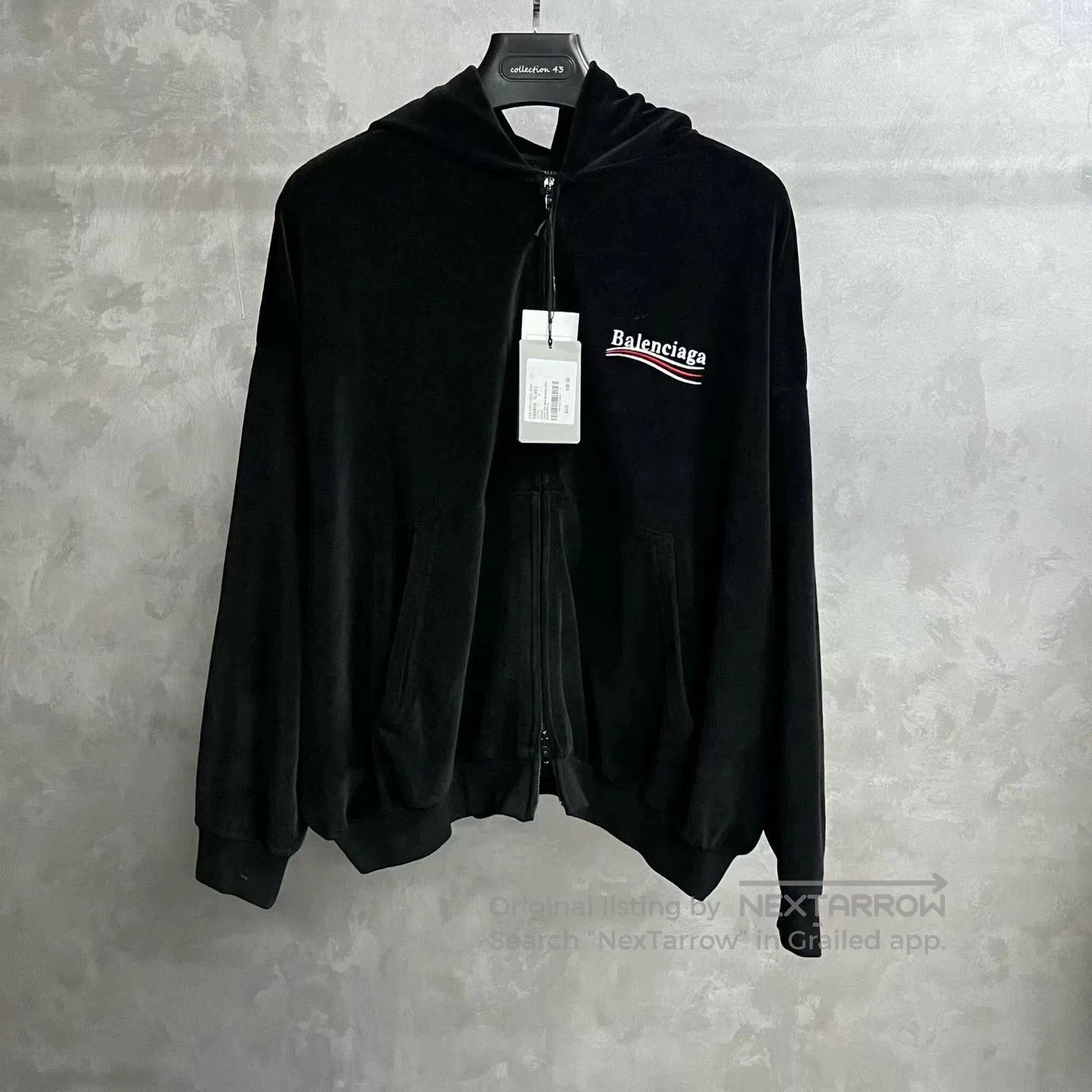 Balenciaga Balenciaga Logo Print Hooded Sweatshirt. Size US S / EU 44-46 / 1 - 1 Thumbnail