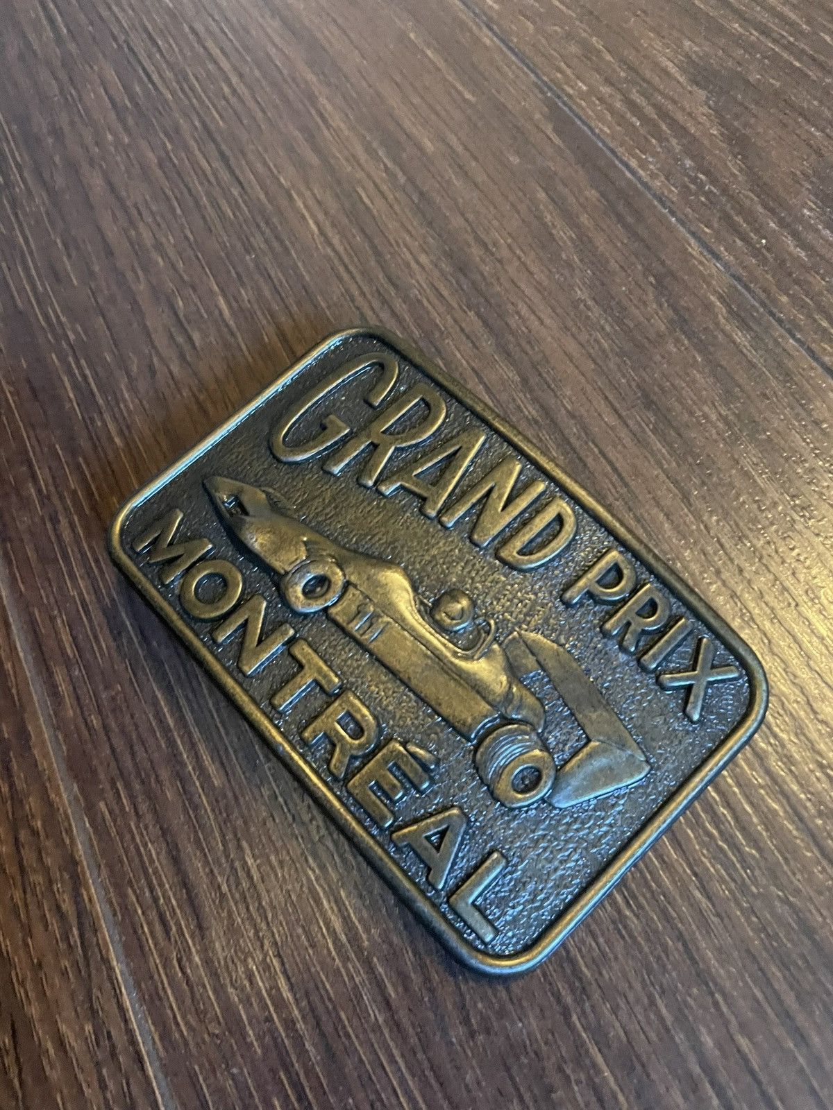 Vintage Vintage 1970s/80s Grand Prix Montréal F1 Belt buckle Size 32 - 3 Thumbnail