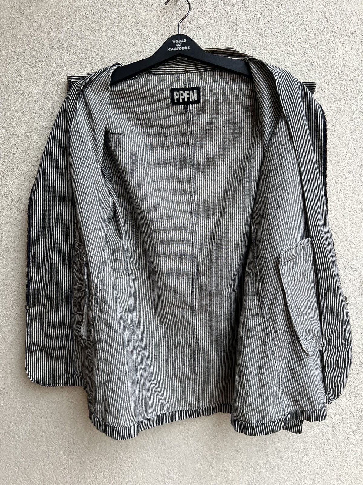 PPFM Vintage PPFM Hickory Striped Work Jacket Size US L / EU 52-54 / 3 - 19 Thumbnail