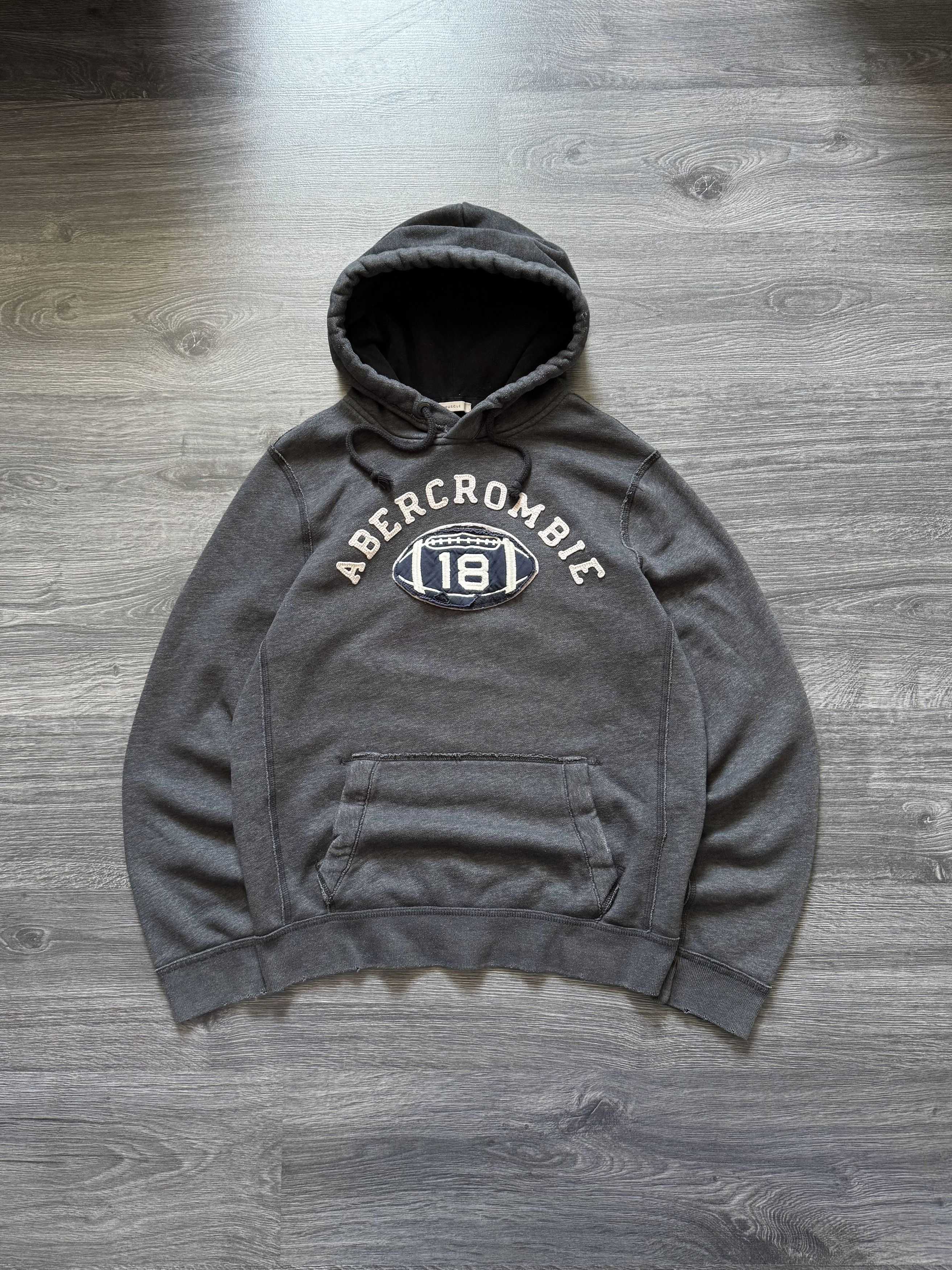 Abercrombie & Fitch Vintage Abercrombie & Fitch Heavy Distressed Hoodie Size US M / EU 48-50 / 2 - 1 Thumbnail